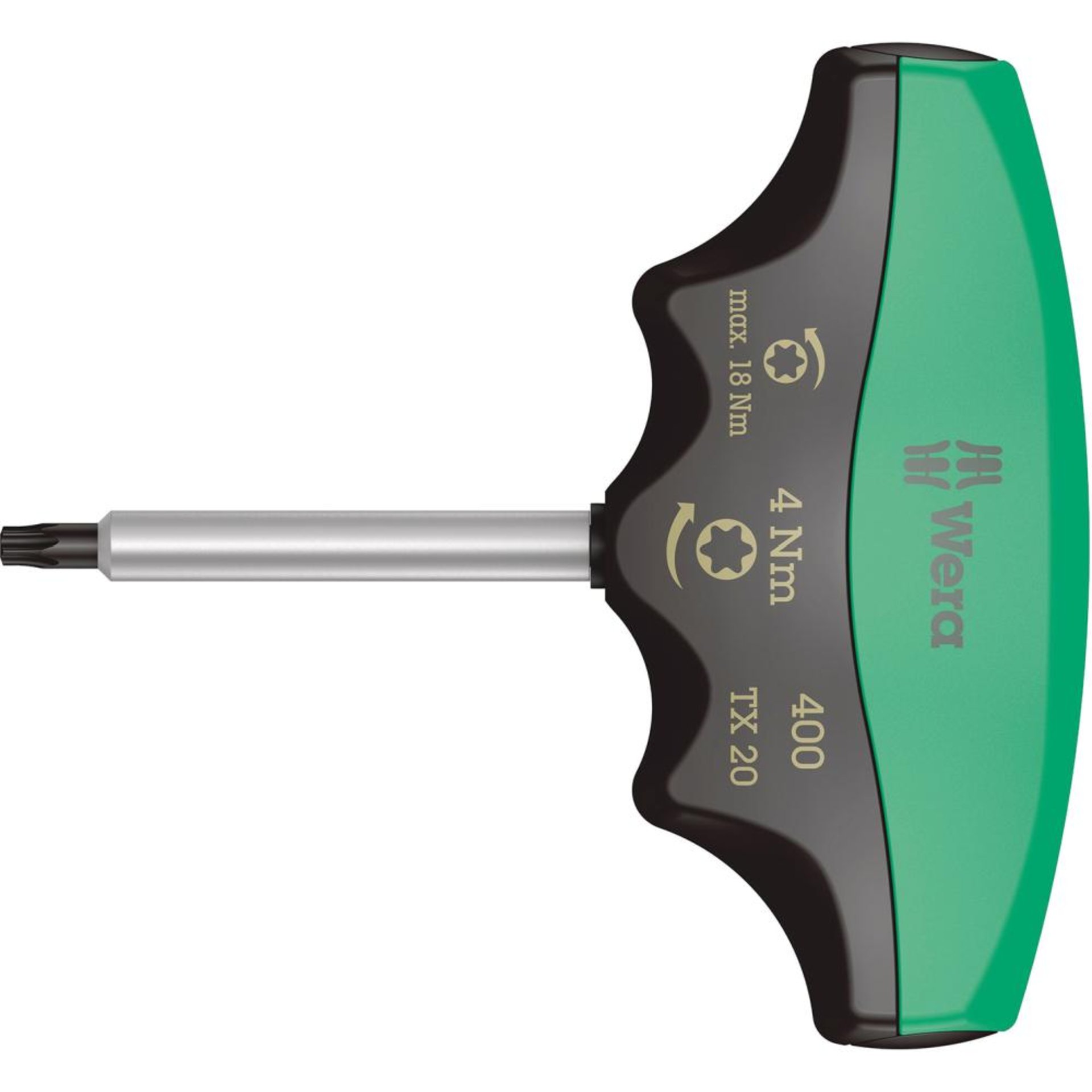 Drehmomentindikator mit T-Griff T20x60mm 4Nm Wera