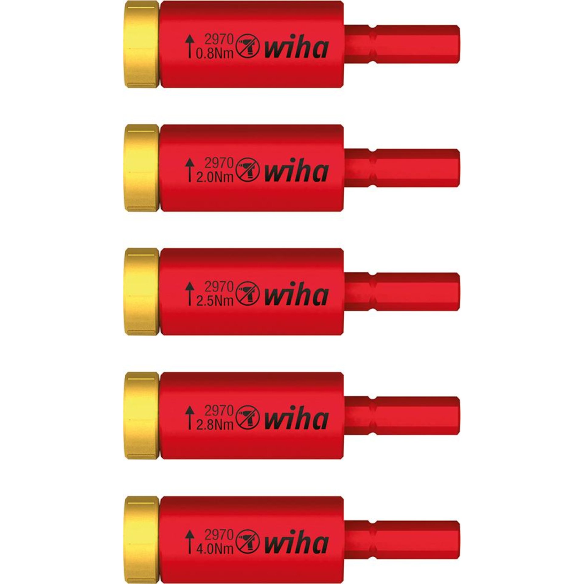 Drehmoment-Adapter-Satz VDE 5-teilig Wiha