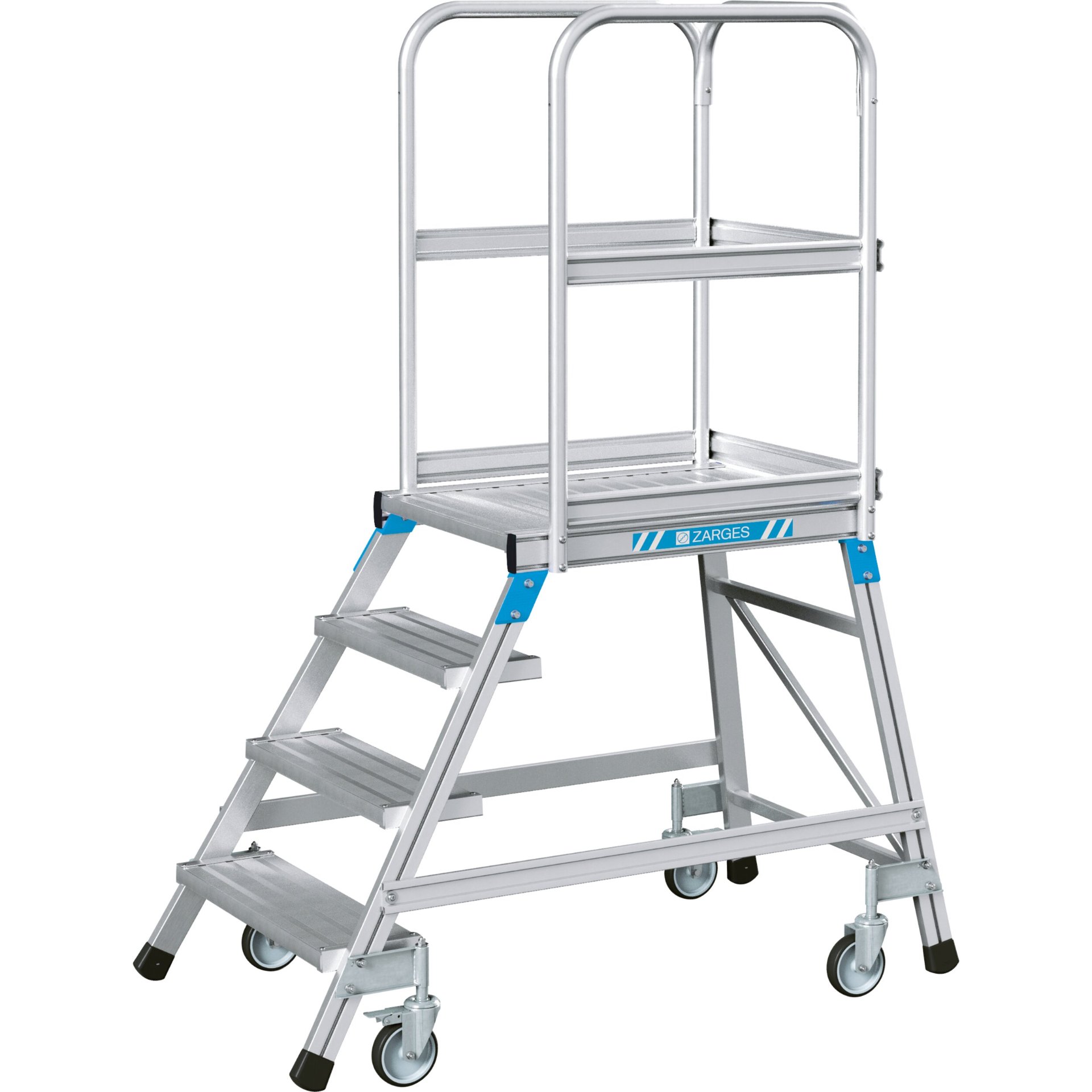 Podesttreppe, einseitig 4 Stufen