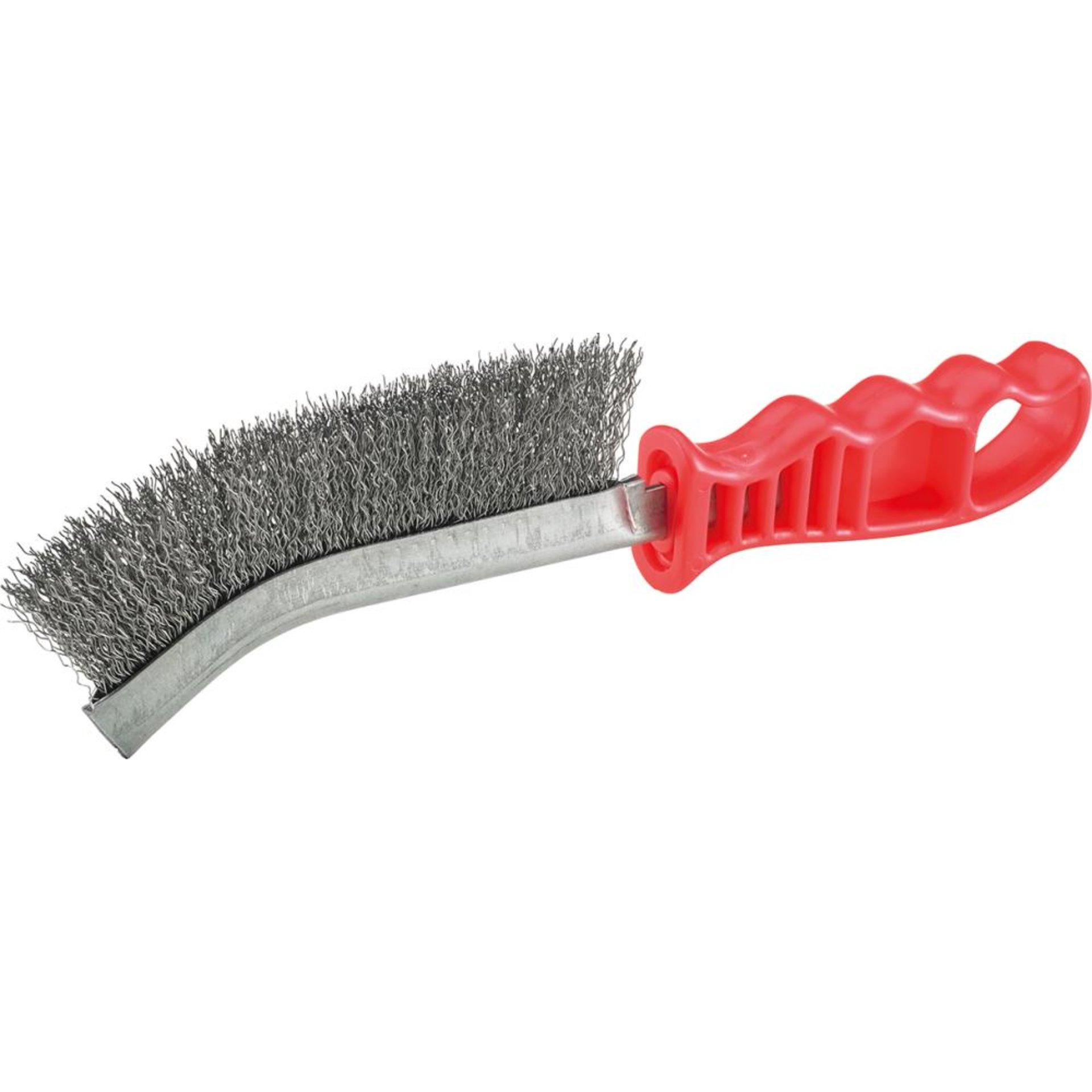 Universal-HanddrahtbürsteStahldraht gewellt Kunststoffgriff 280 x 25 mm FORTIS