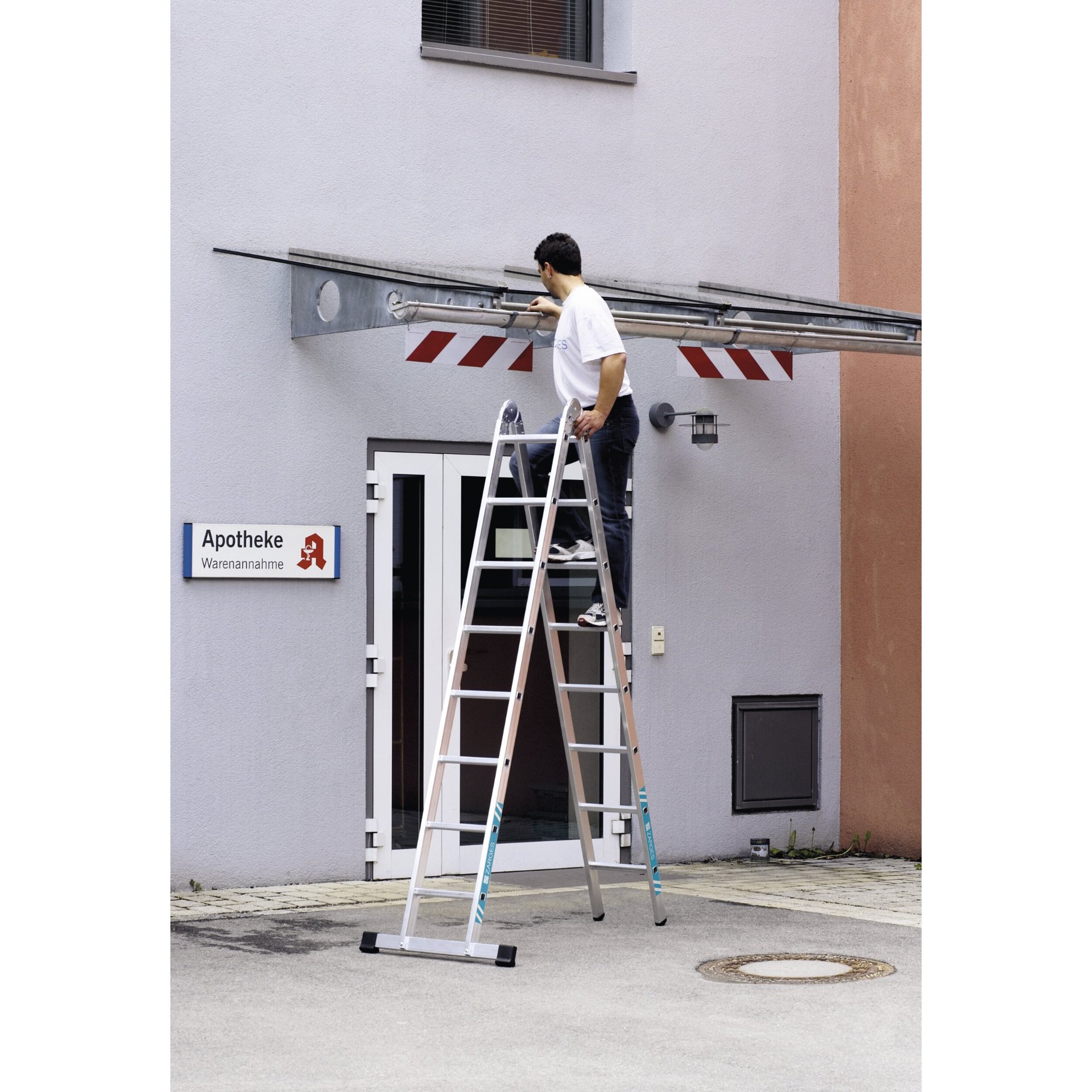 Combimaster X - LM-Mehrzweckleiter 2 x 4 Sprossen