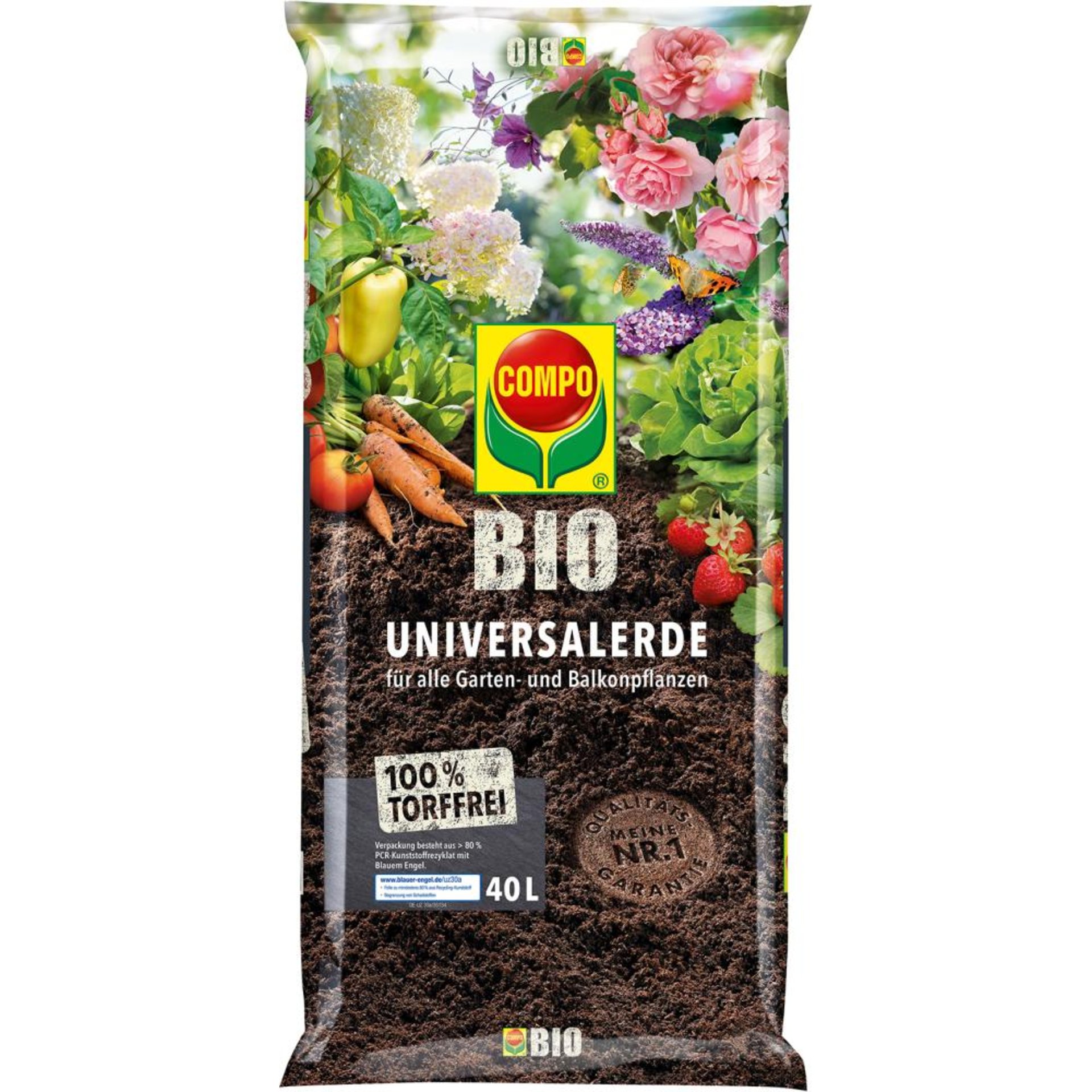 Bio Universal-Erde 40 l torffrei, Compo