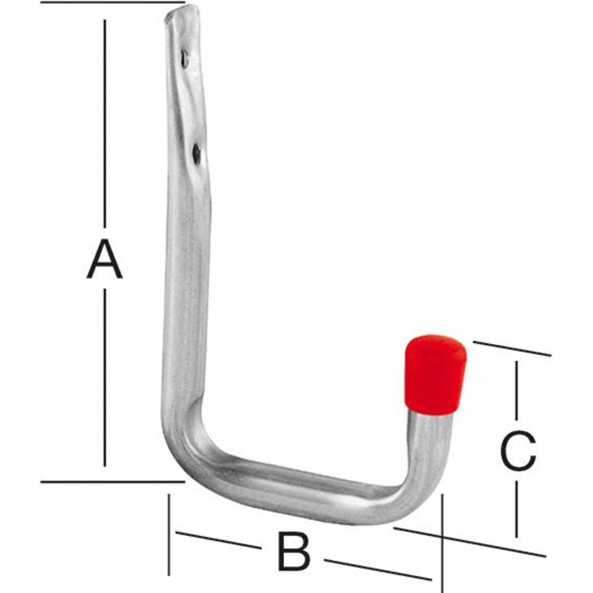 Wandhaken, U-Form