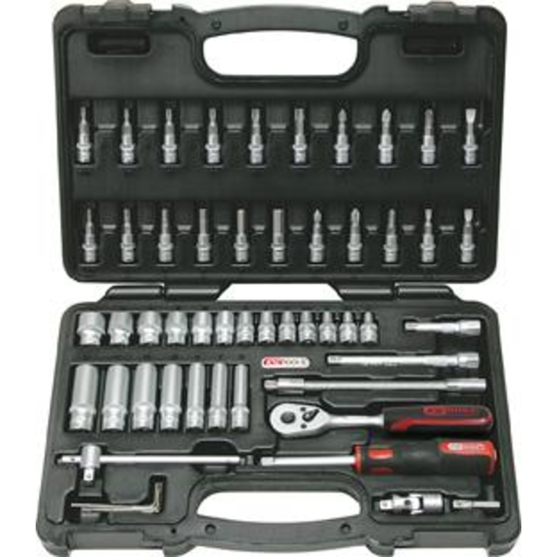 Steckschlüssel-Garnitur 1/4" 911.0653 53-teilig KS Tools