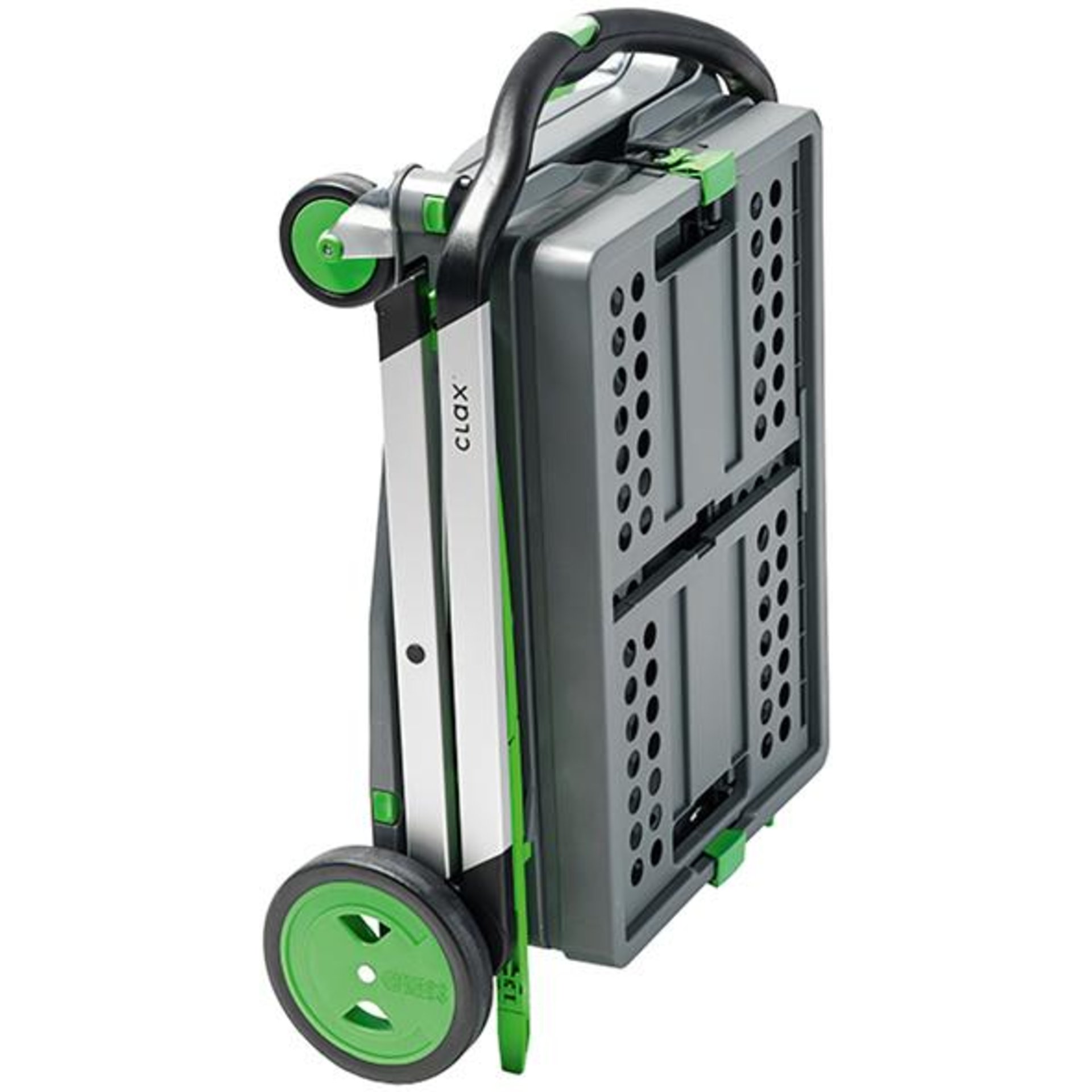 CLAX Trolley, grün Tragkraft: 60 KG Inklusive Klappbox Klappbar