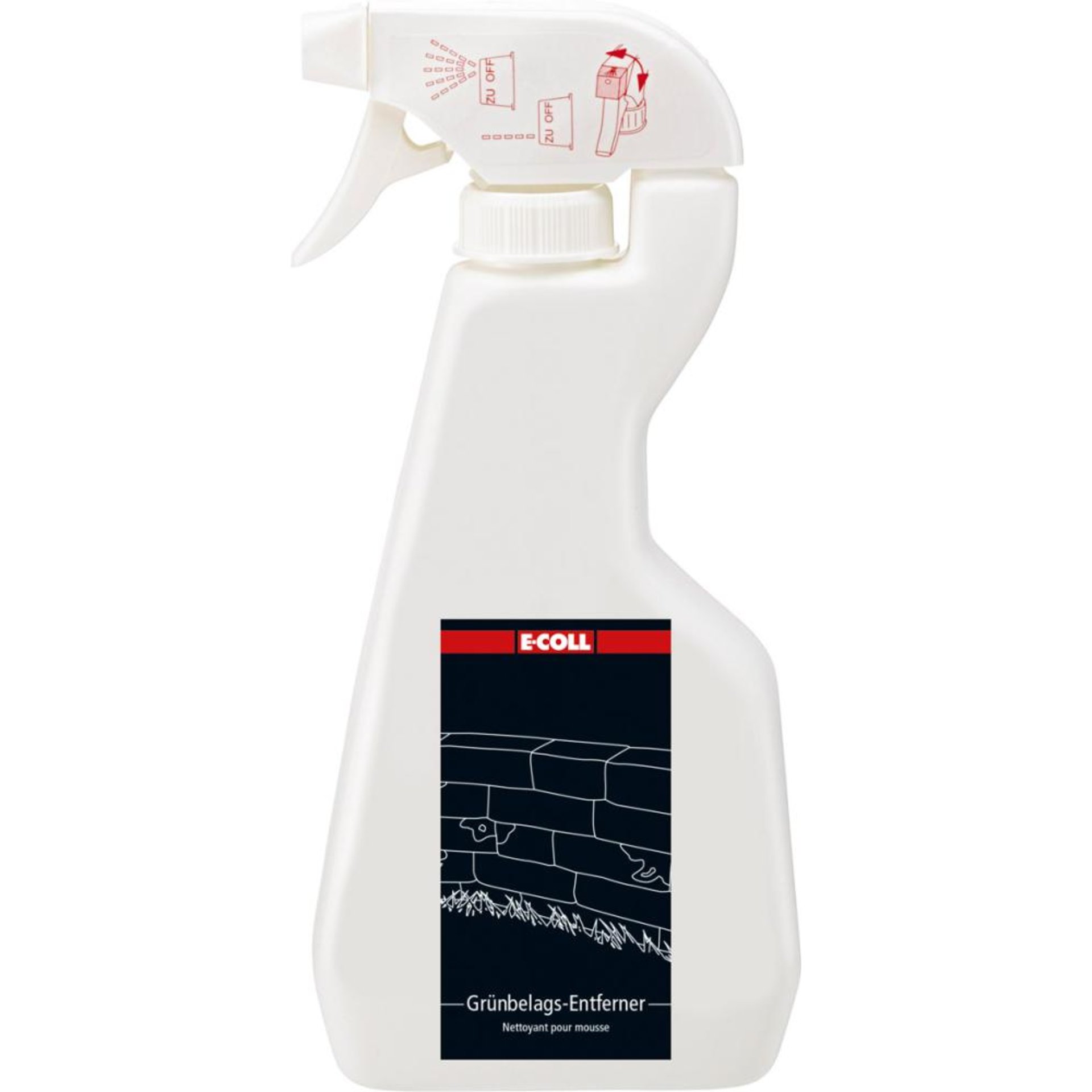 Grünbelagsentferner 500ml Zerstäuber E-COLL
