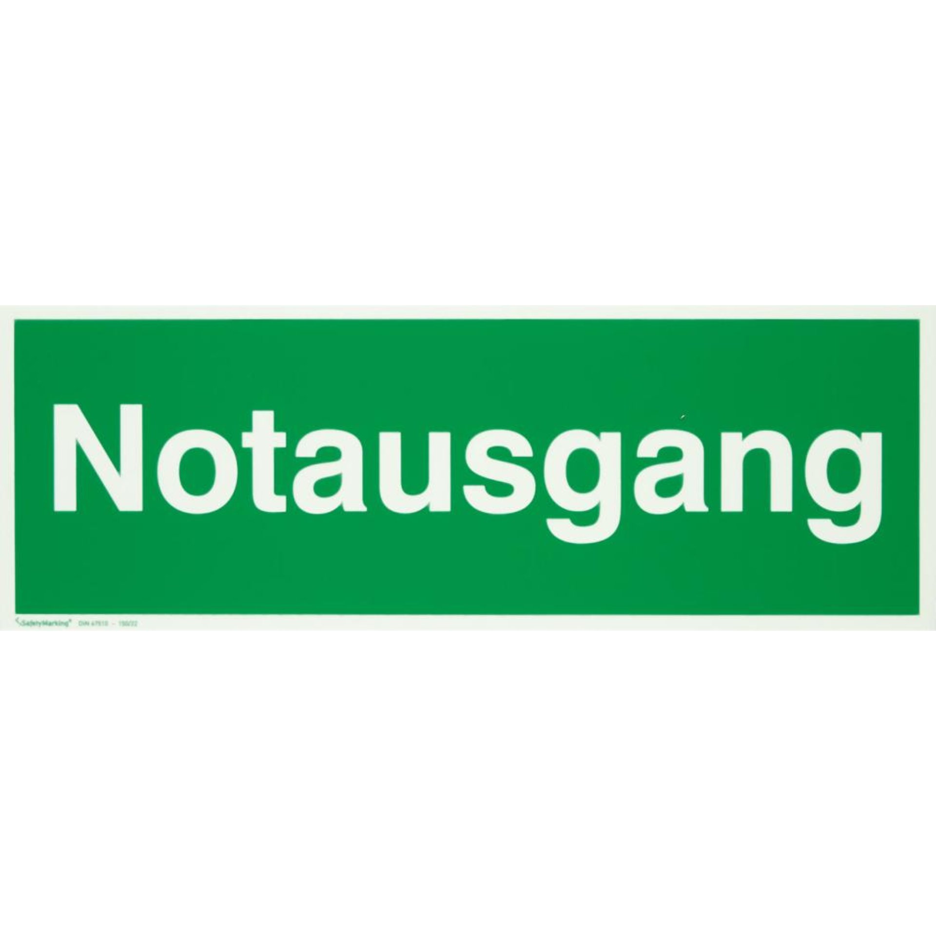 Rettungsschild, Notausgang