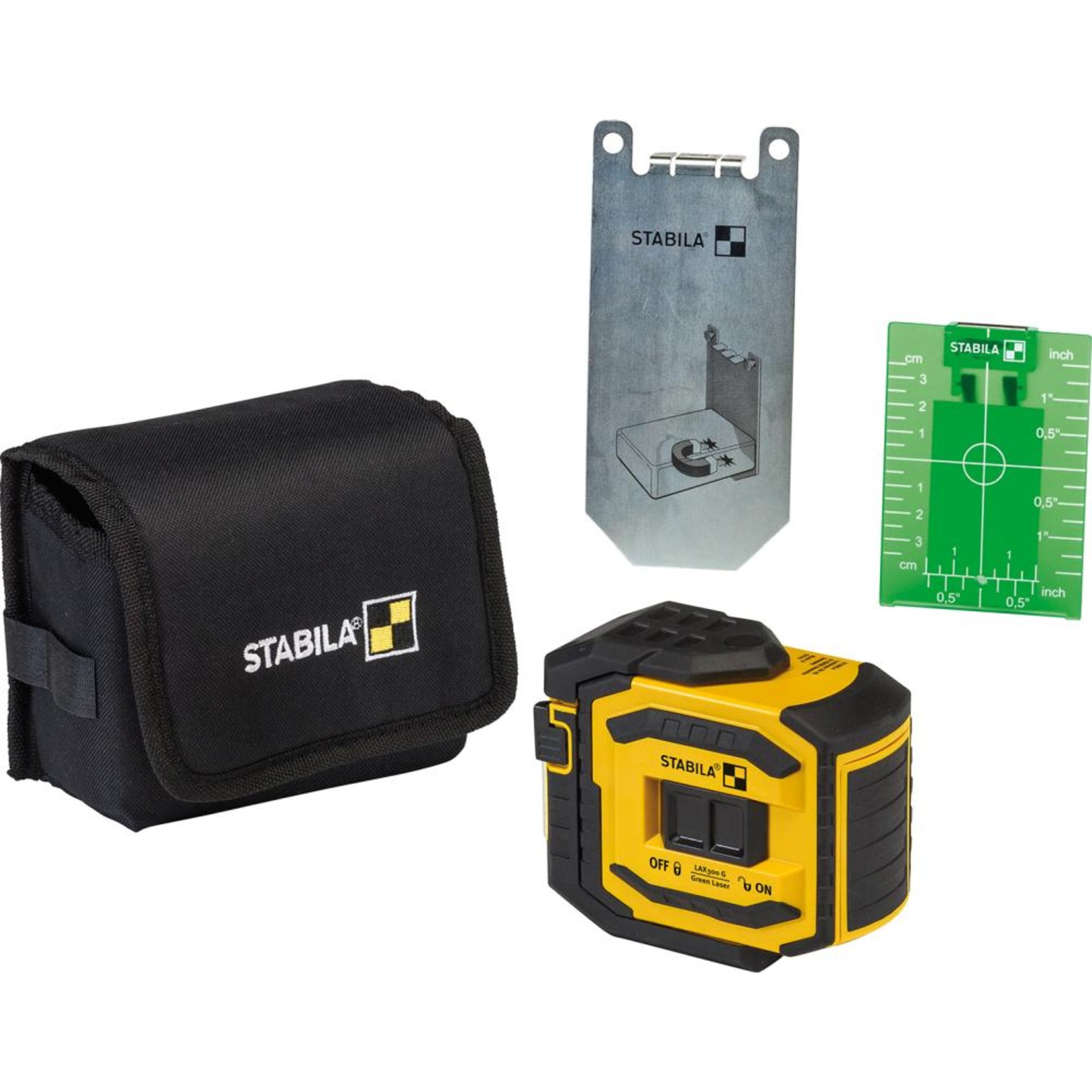 Linienlaser-Set LAX 300G 4-teilig Stabila