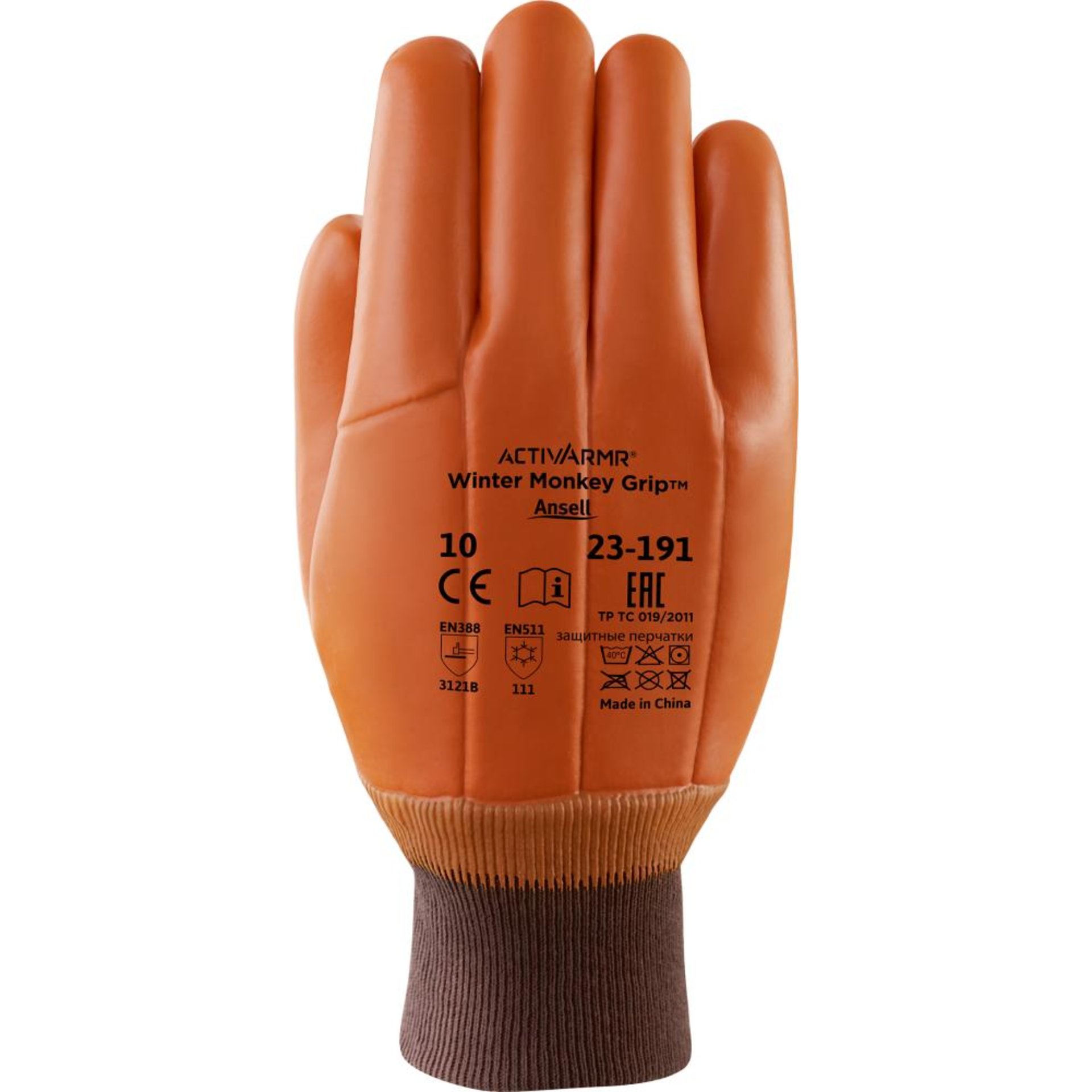 Handschuh Winter Monkey Grip 23-191, Gr. 10 Ansell