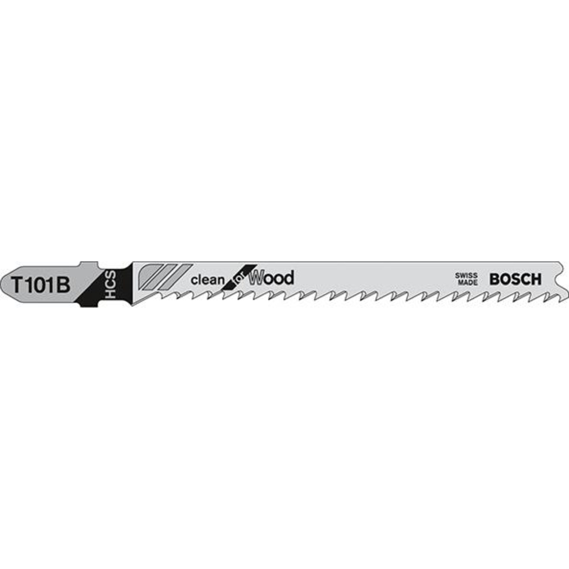 Stichsägeblatt T 101 B Bosch VE à 25 Stück Clean for Wood