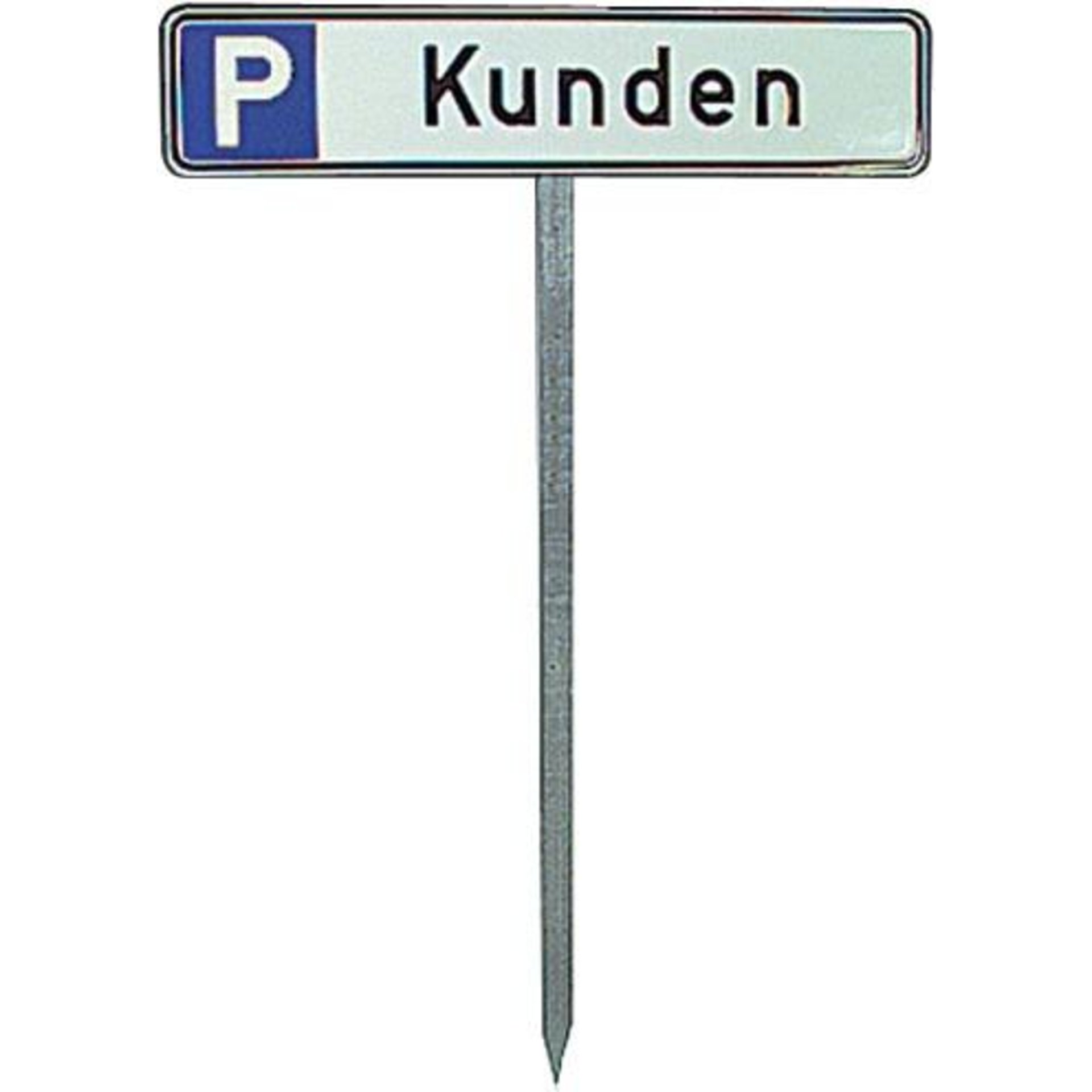 Einschlagpfosten H750 mm für Parkplatzschild SafetyMarking