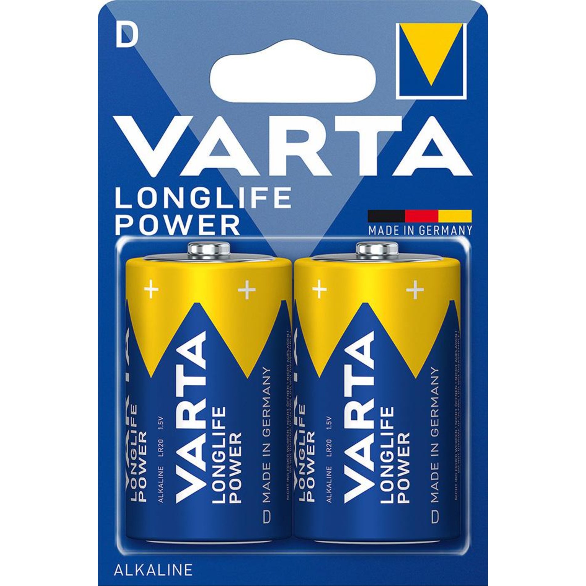 Batterie LONGLIFE VARTA Power D 2er Blister