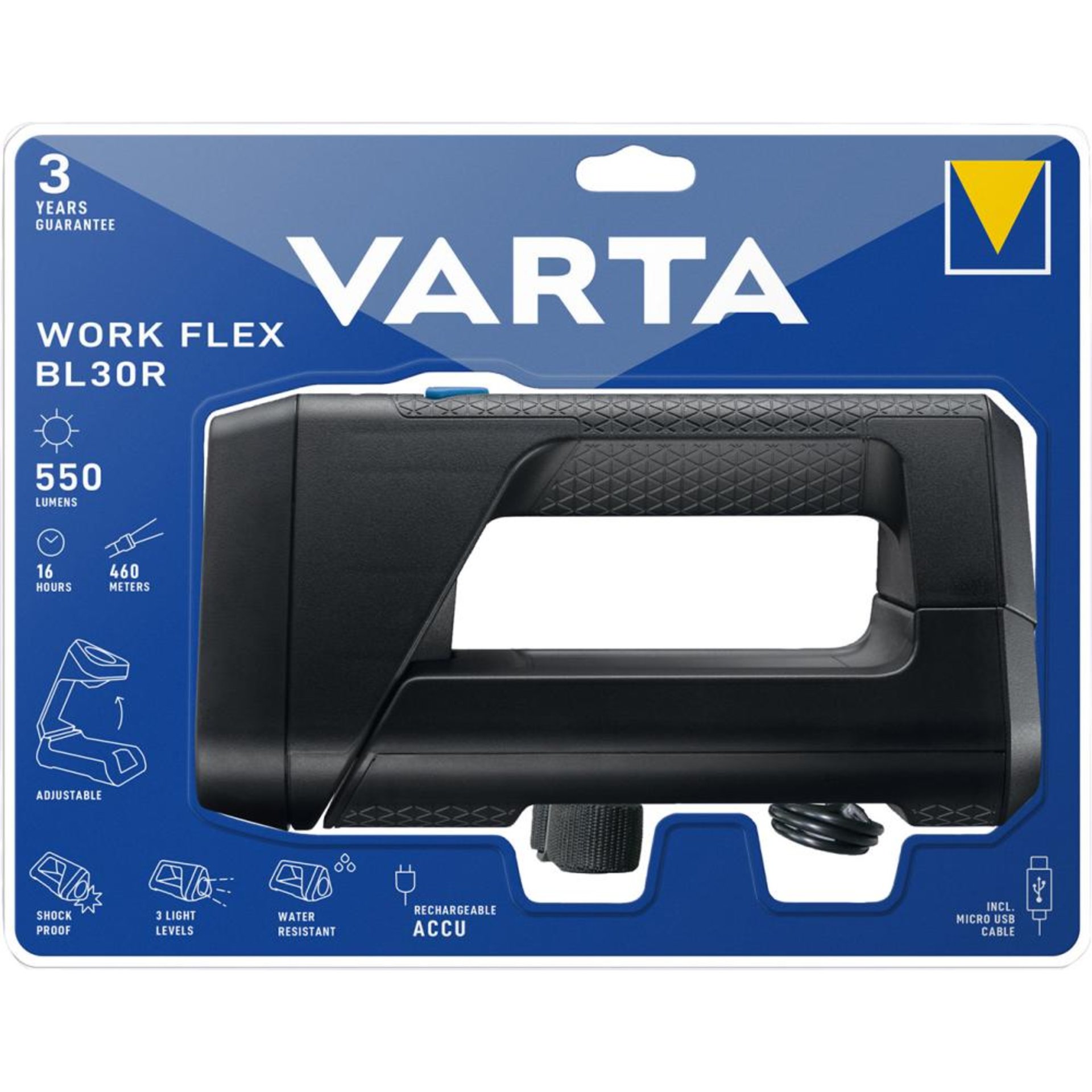 VARTA Work Flex BL30R BL30R mit Akku