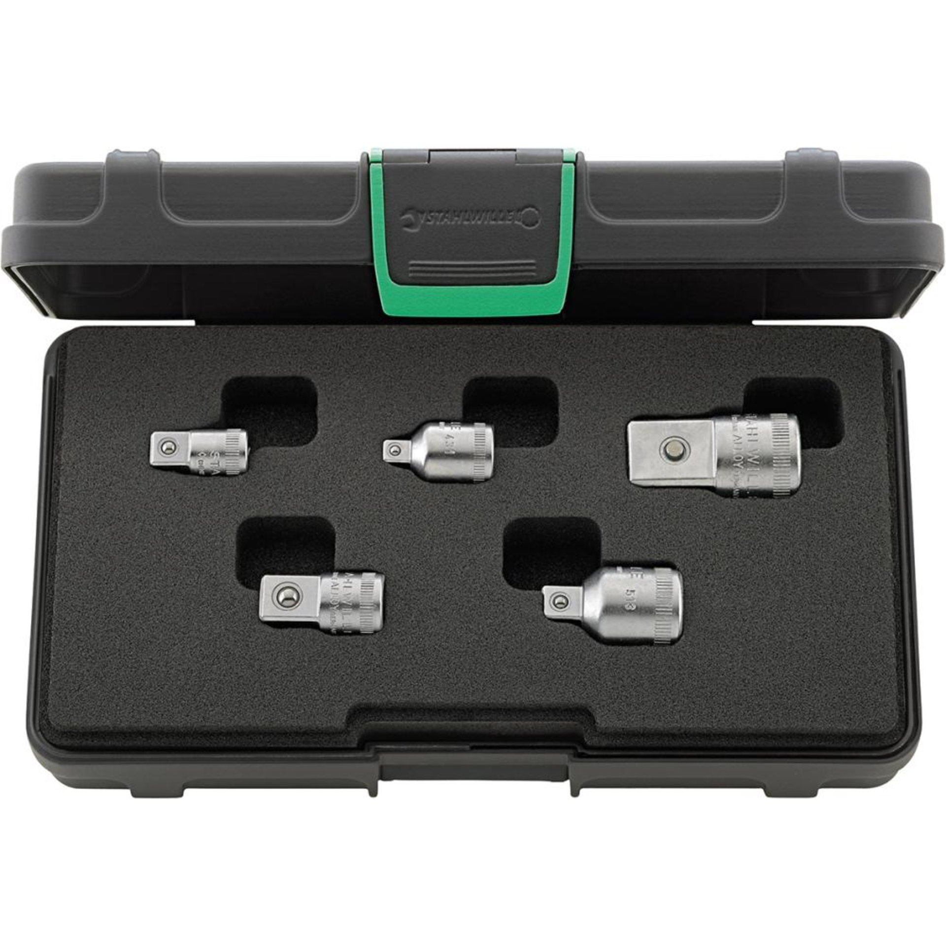 Vergrößerungsstück-/ Reduzierstück-Satz 1/4" -3/4" 5-teilig Stahlwille