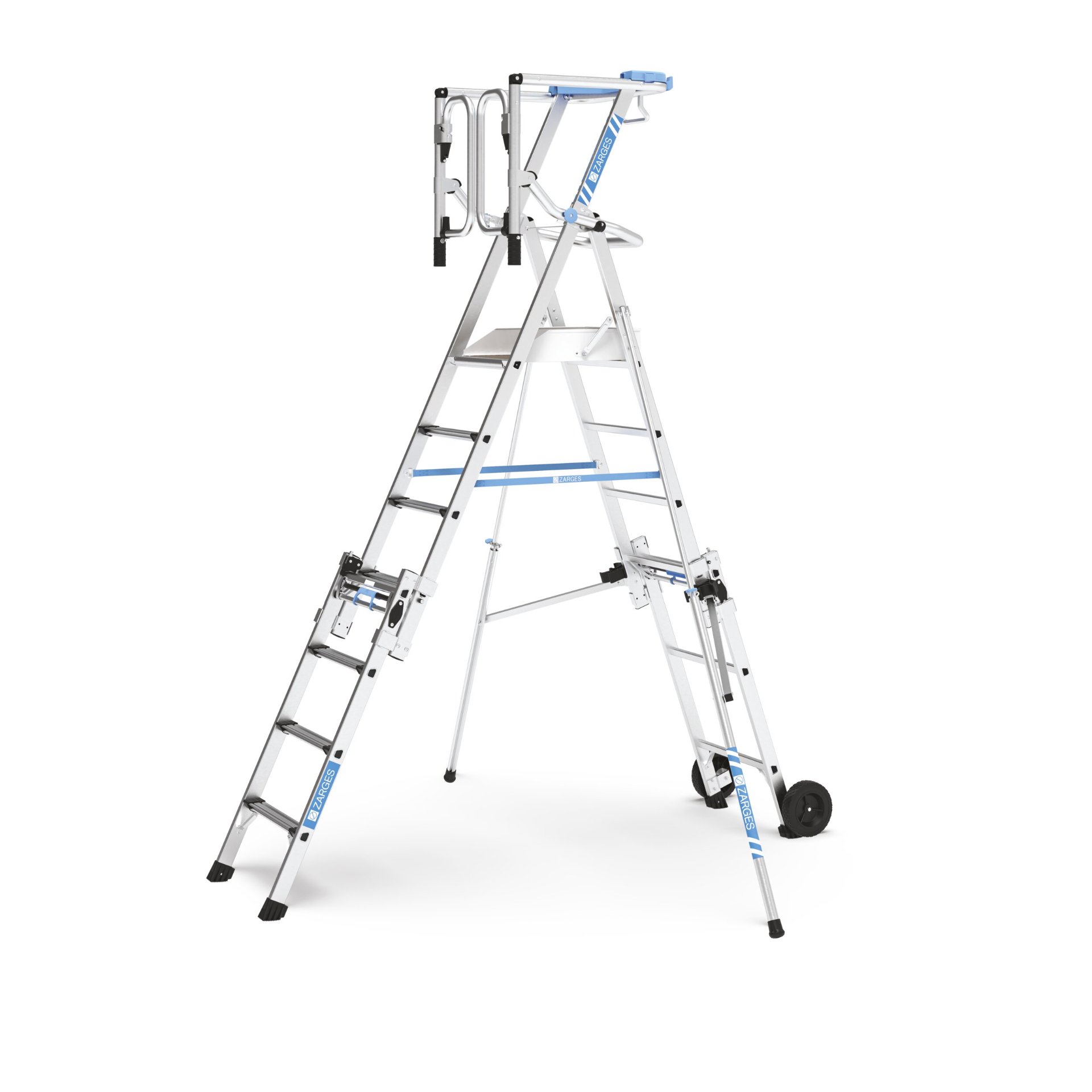 ZAP Masterflex Plus S - Teleskop-Plattformleiter 7 Stufen