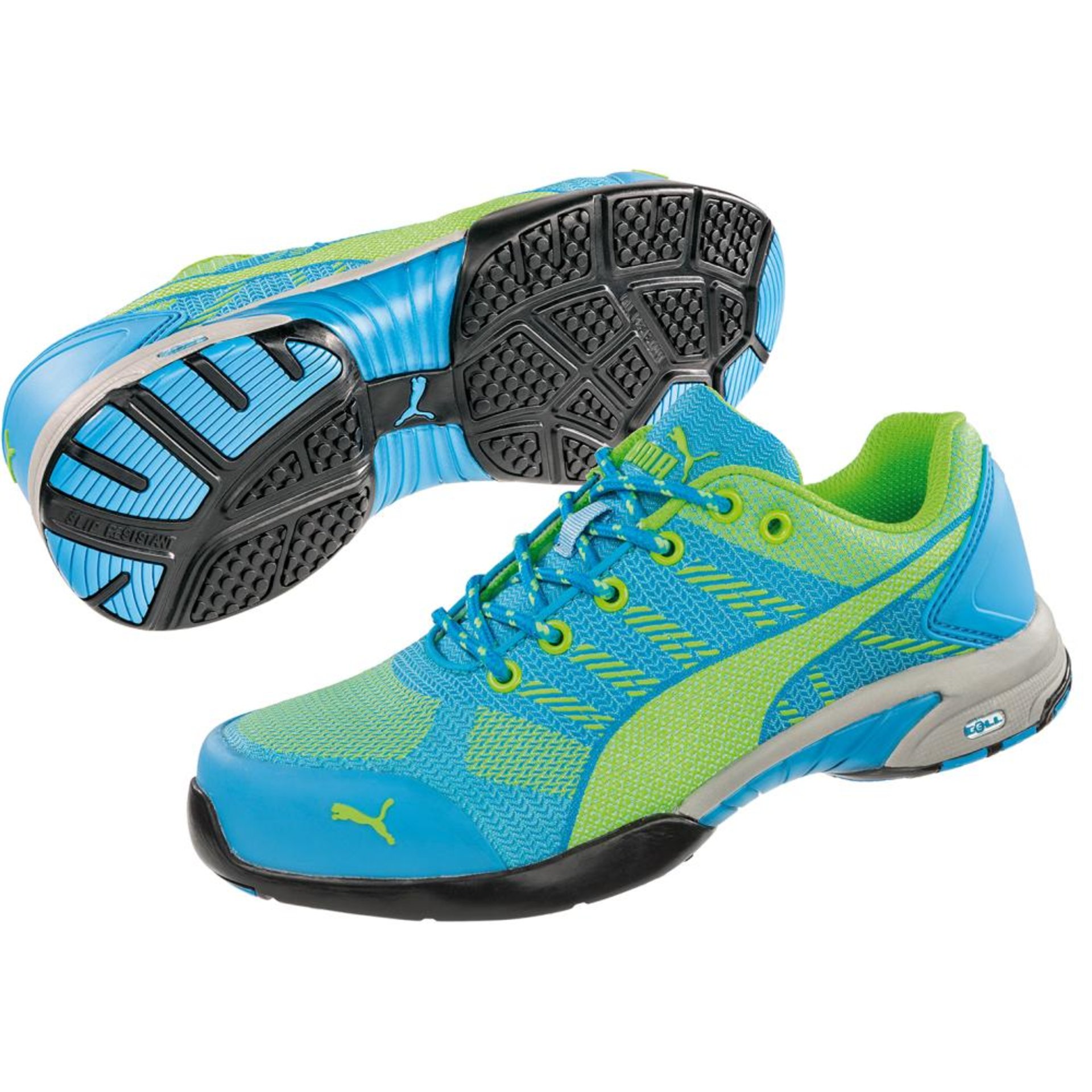 Damensicherheitshalbschuh Celerity Knit Blue WNS Low 642900, S1P SRC HRO
