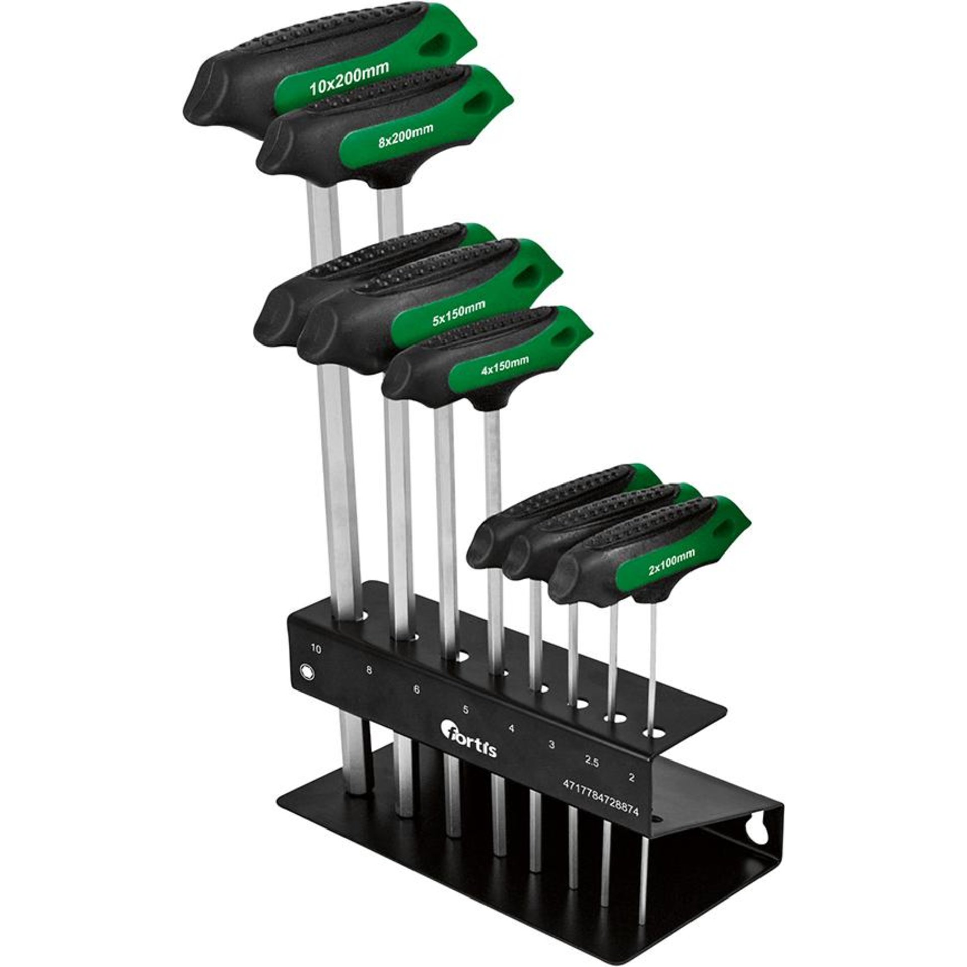 T-Griff-Schraubendreher- Satz 8-teilig 2-10mm FORTIS