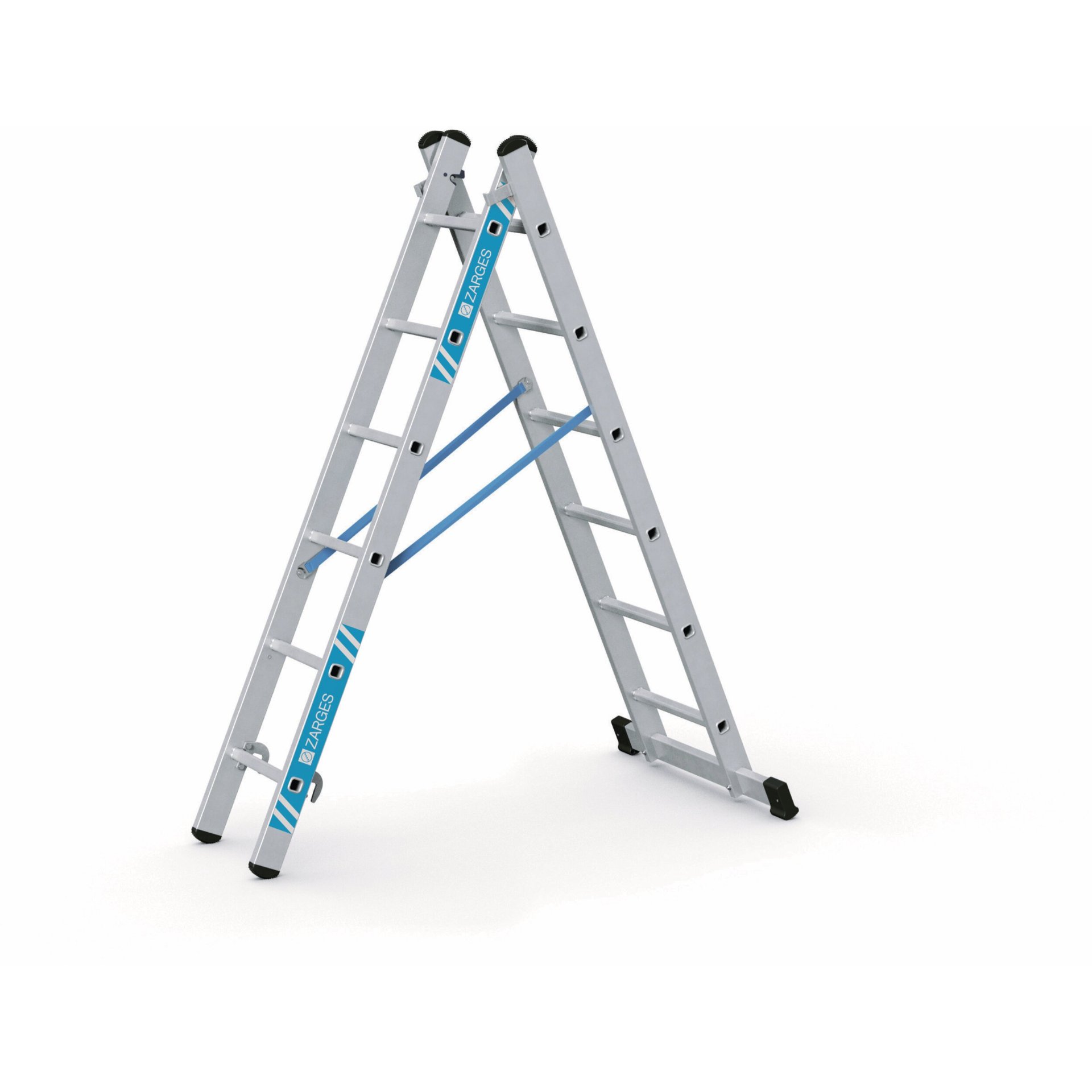 Combimaster Plus X - Kombi-Steh-Schiebeleiter 2 x 6 Sprossen