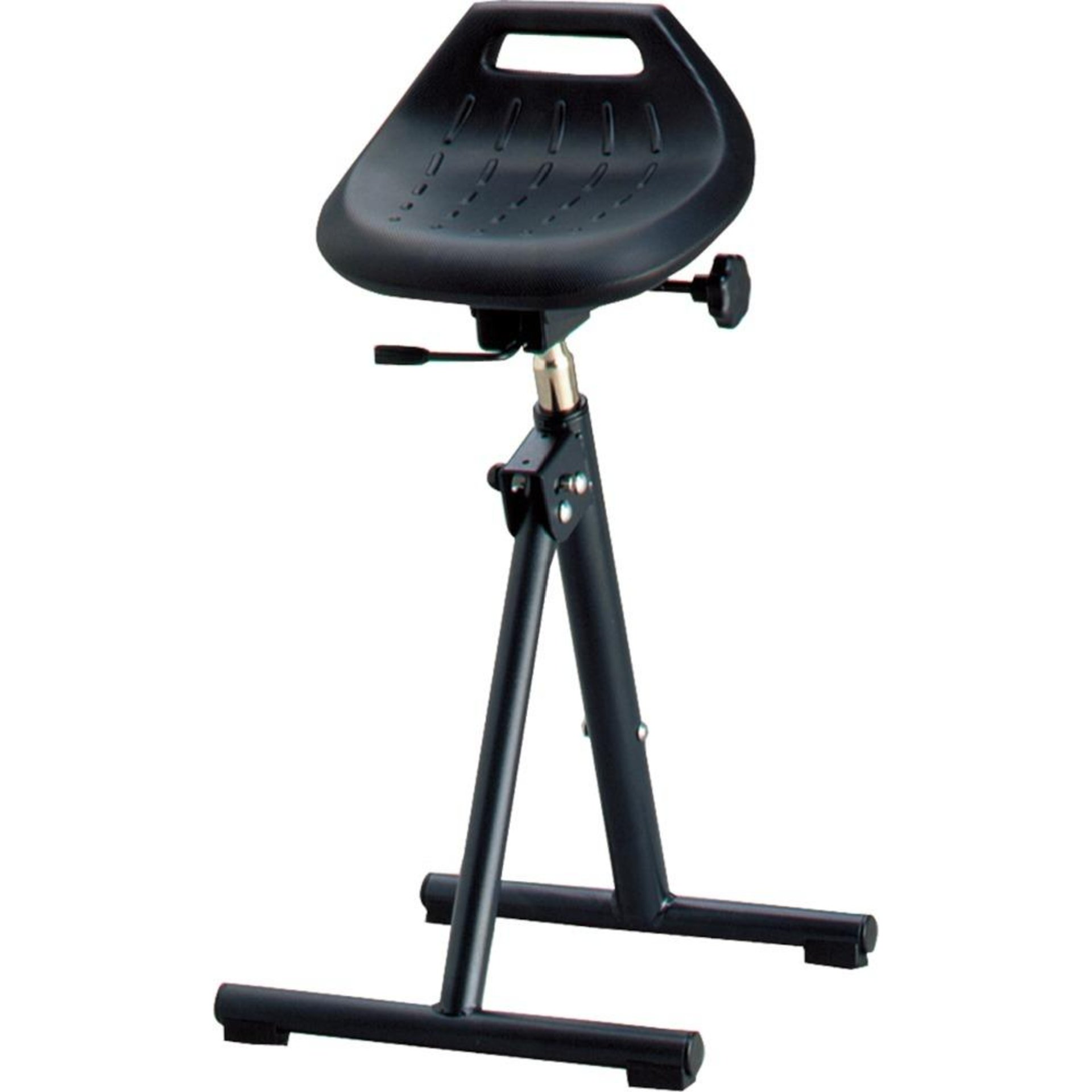 Bimos Stehhilfe 9452-2000Integralschaum schwarz Sitzhöhe 650-850 mm mit Gleiter
