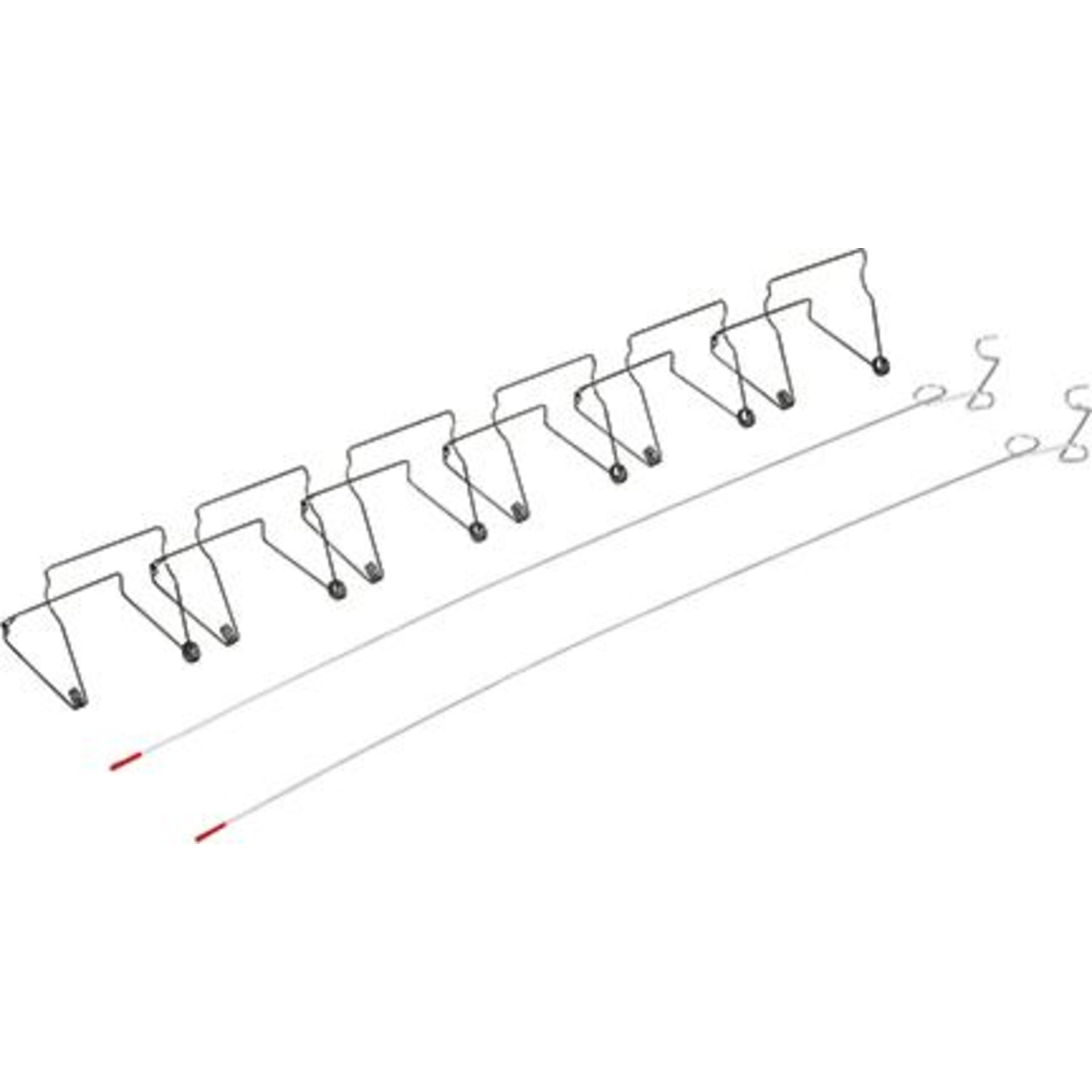 Klemm-Set für Staubschutztür und -wand