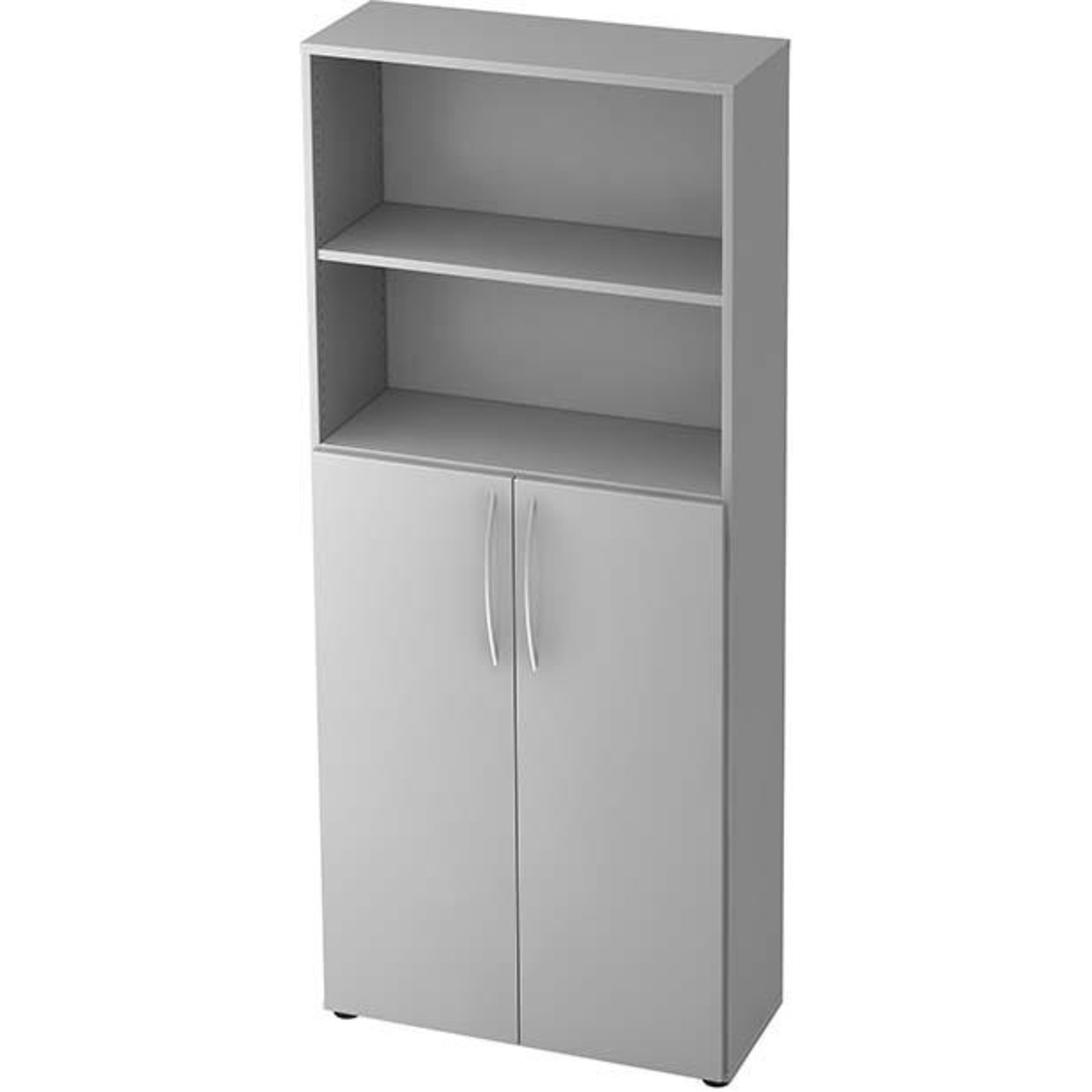 Schrank, Türen unten, 5 Ordnerhöhen