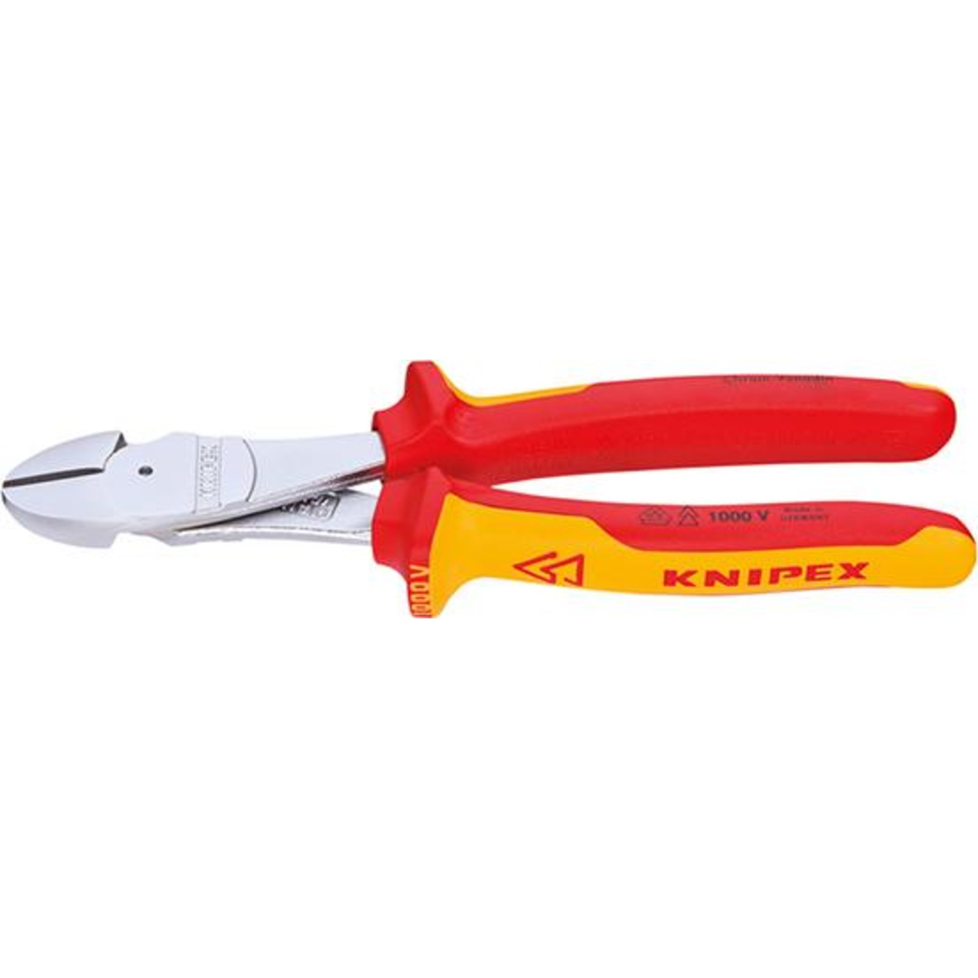Kraft-Seitenschneider VDEmit Mehrkomponenten-Griffen 160mm KNIPEX