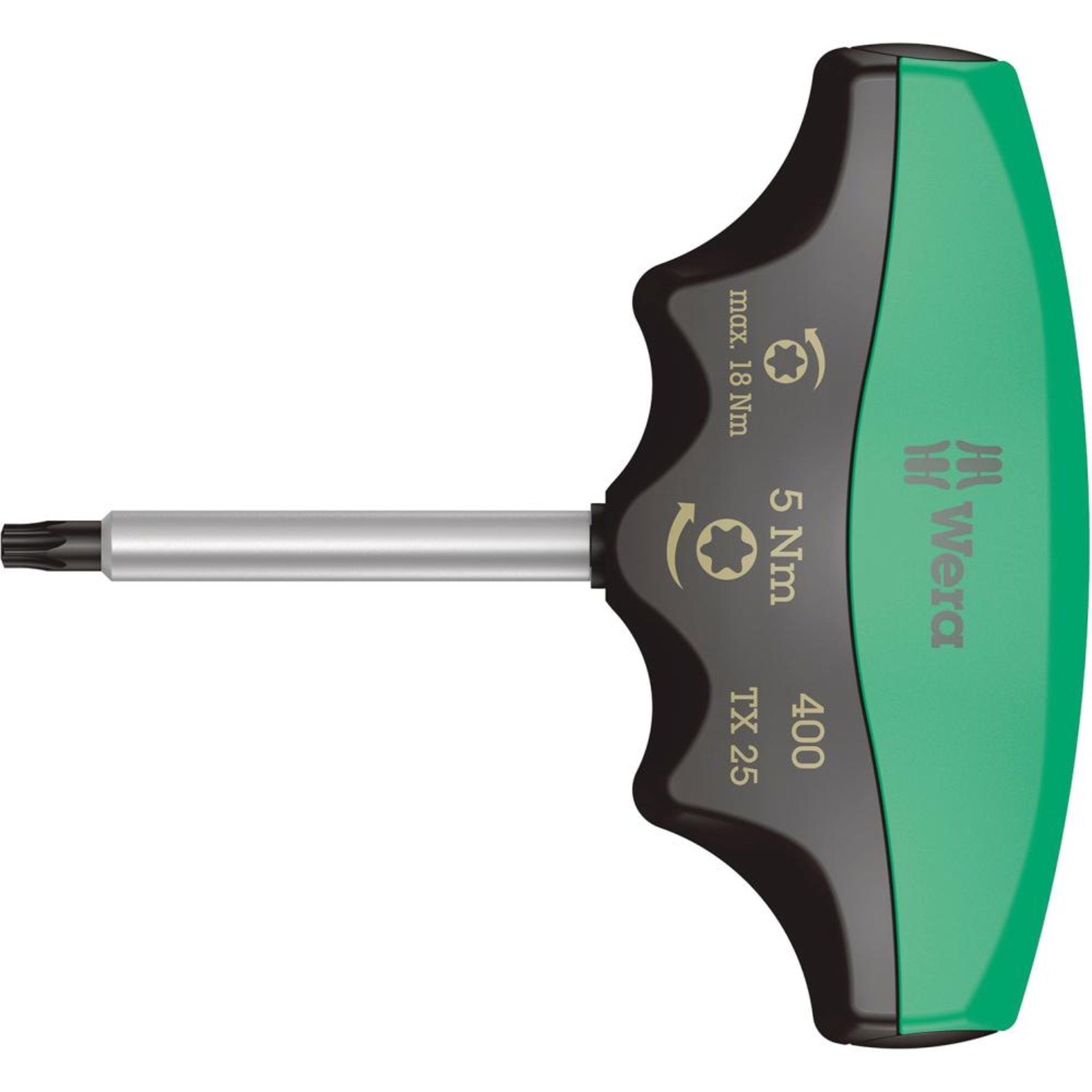 Drehmomentindikator mit T-Griff T25x60mm 5Nm Wera