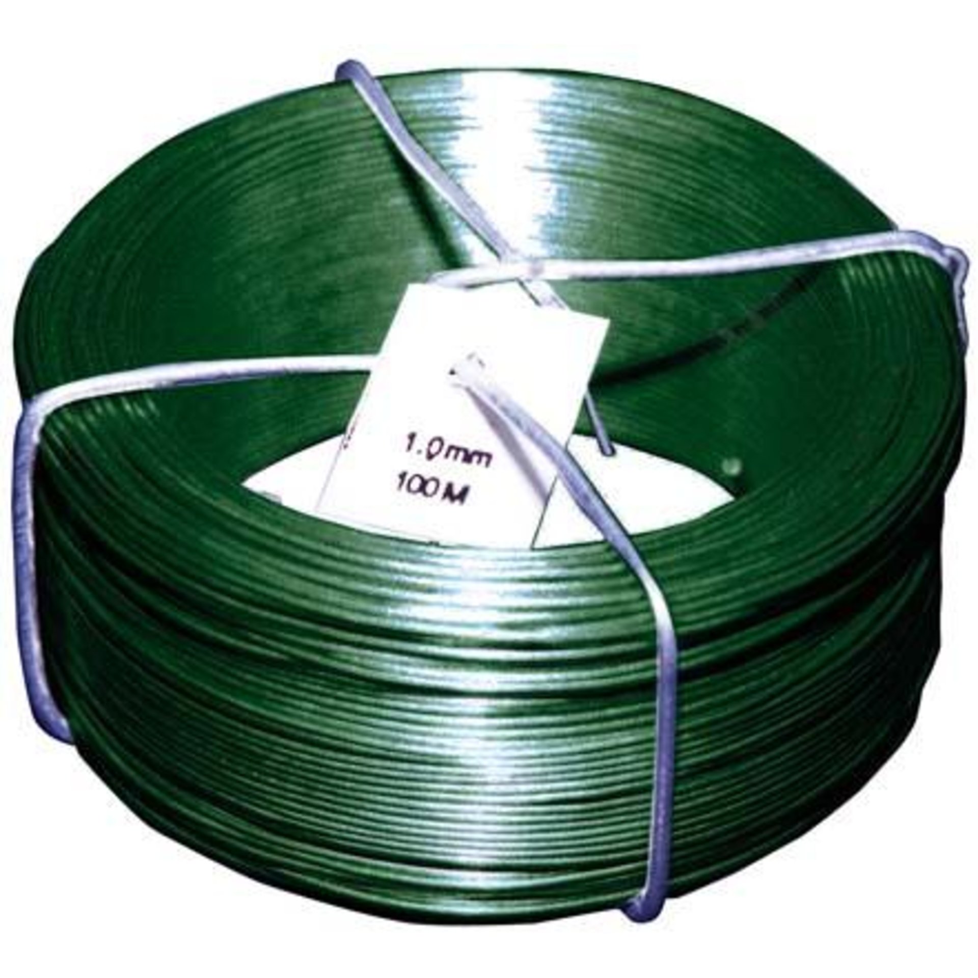 Drahtspinne PVC grün 1,4/0,9 mm x 50 m E-NORMpro