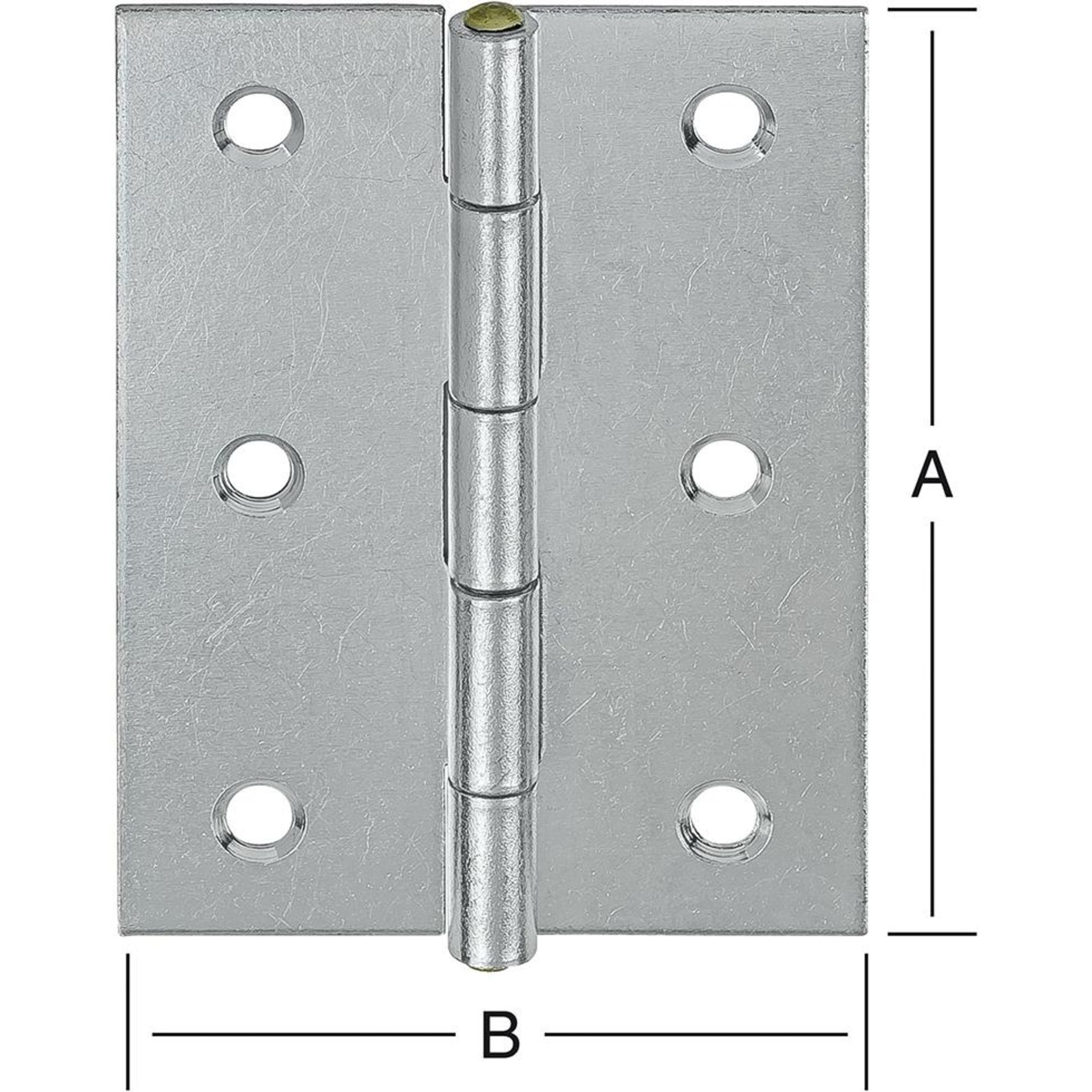 Scharnier, halbbreit DIN 7954 B