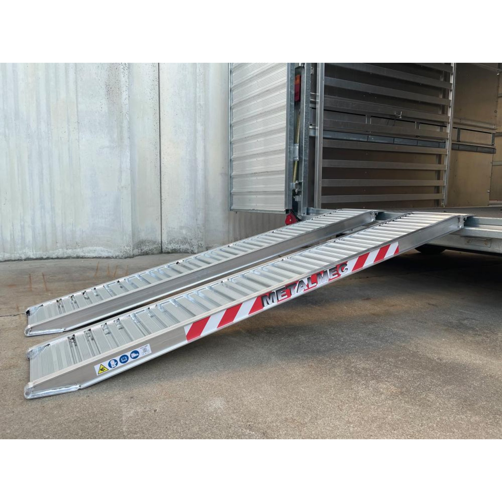 Aluminium-Auffahrrampe
