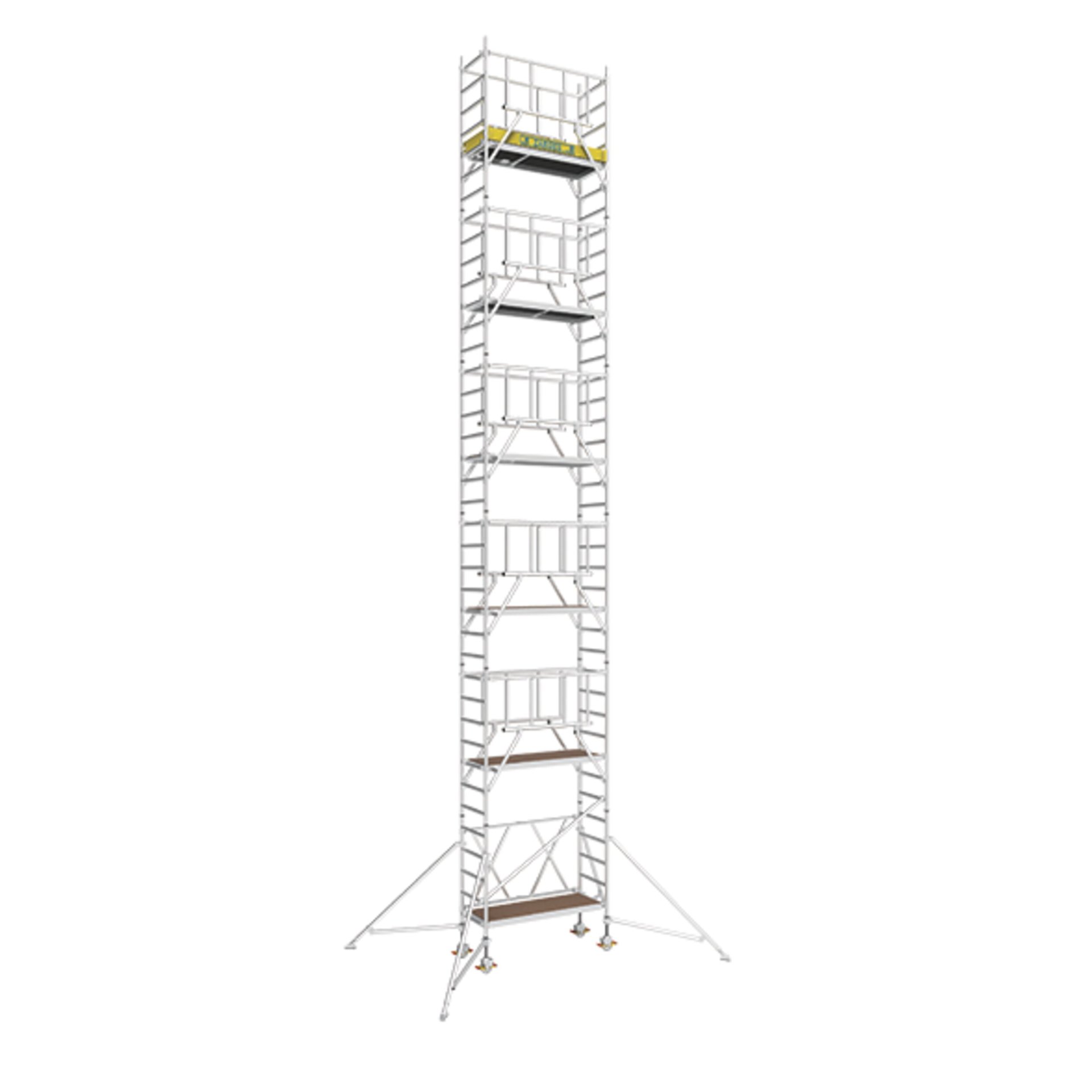 Compactmaster S-PLUS 1T - Klappgerüst Arbeitshöhe 12,40 m
