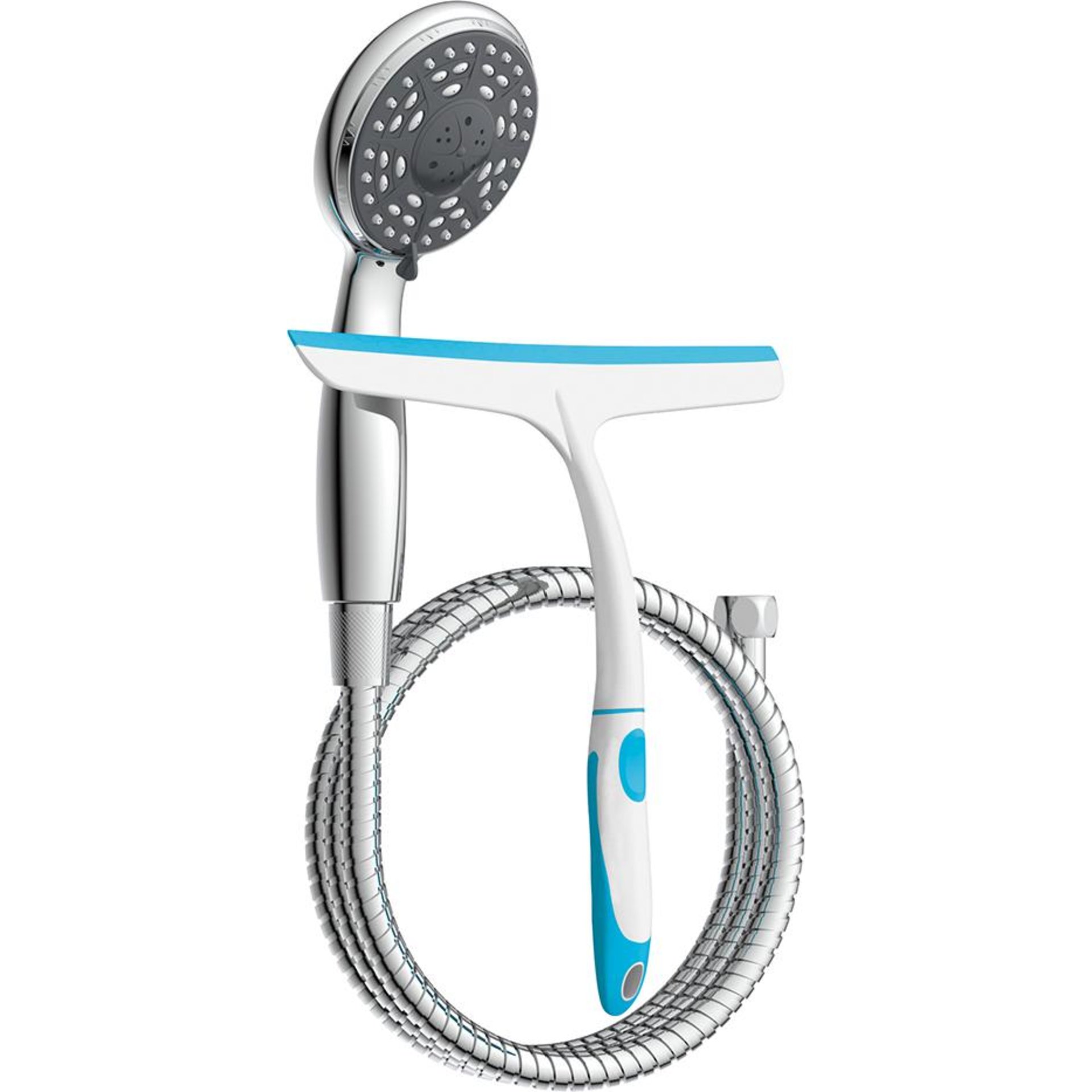 Brauseset Chrom mit Abzieher