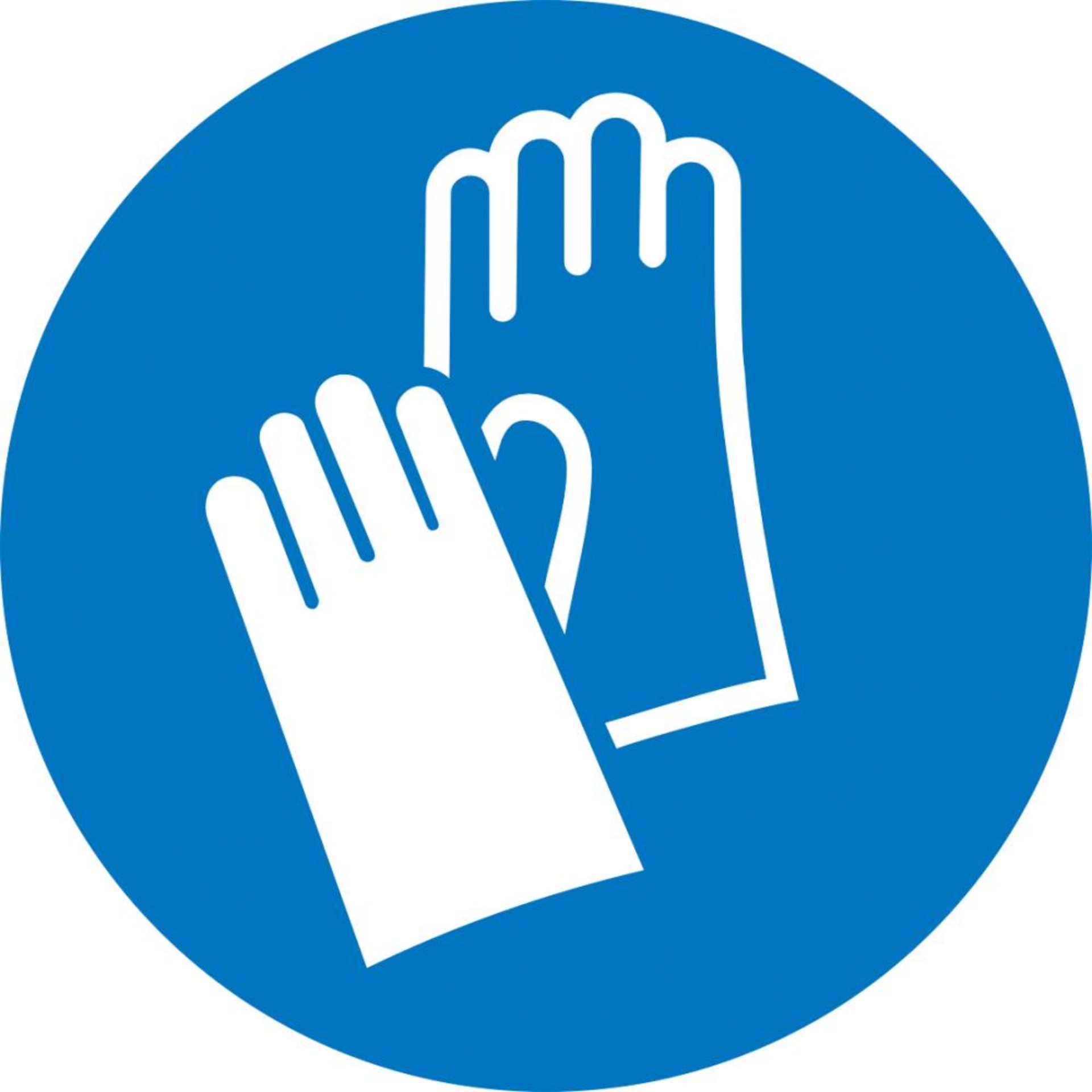 Gebotsschild, Handschutz benutzen