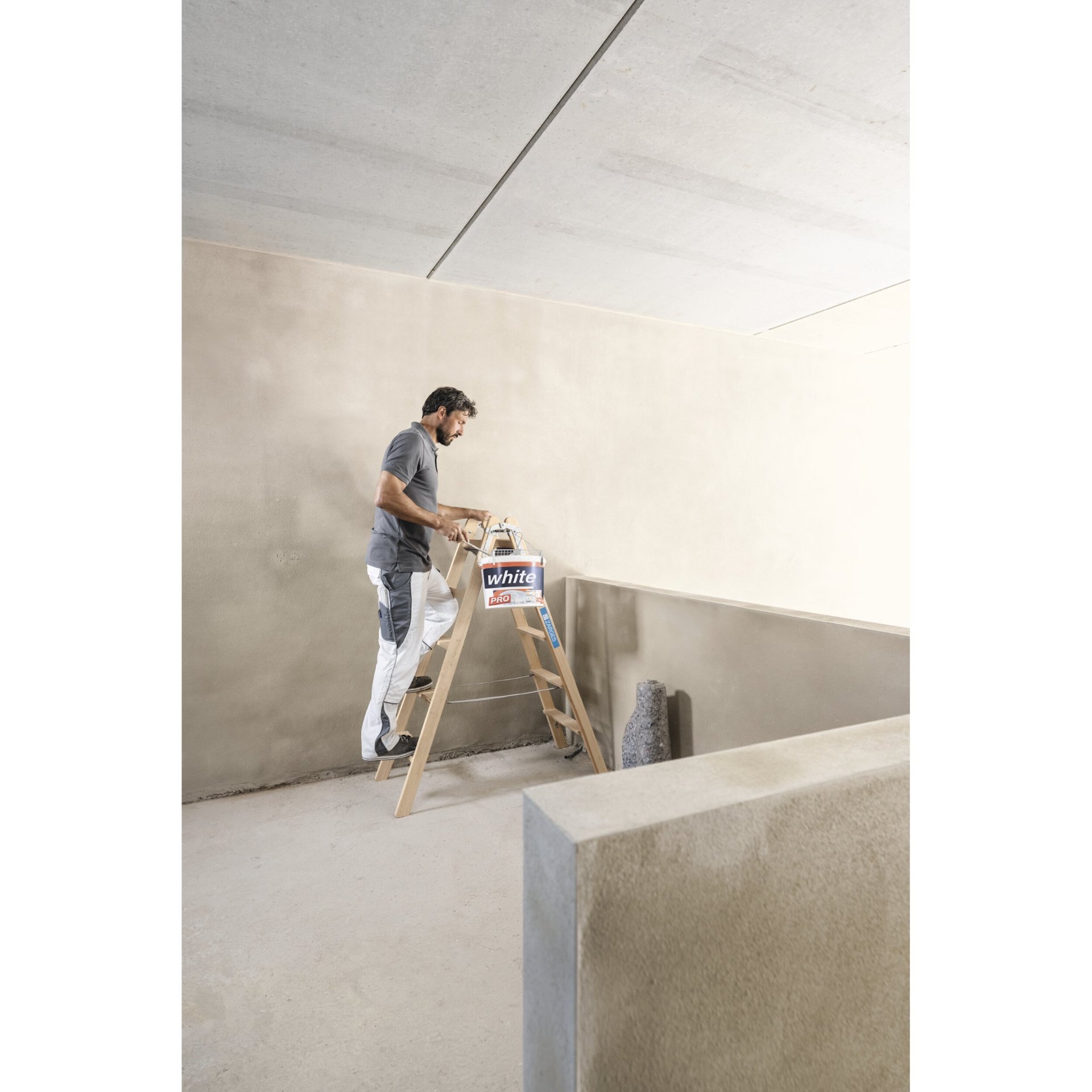 Crestastep B - Holz-Stufenleiter 2 x 4 Stufen