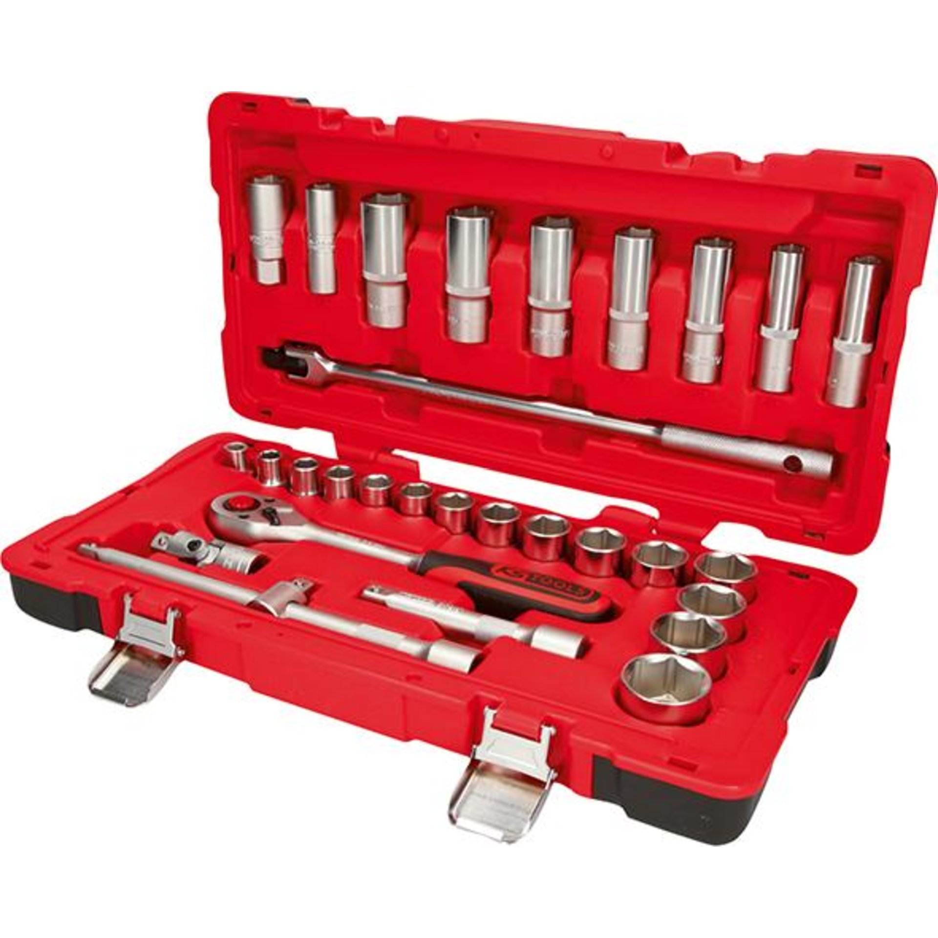 Steckschlüssel-Garnitur 1/2" 30-teilig KS Tools