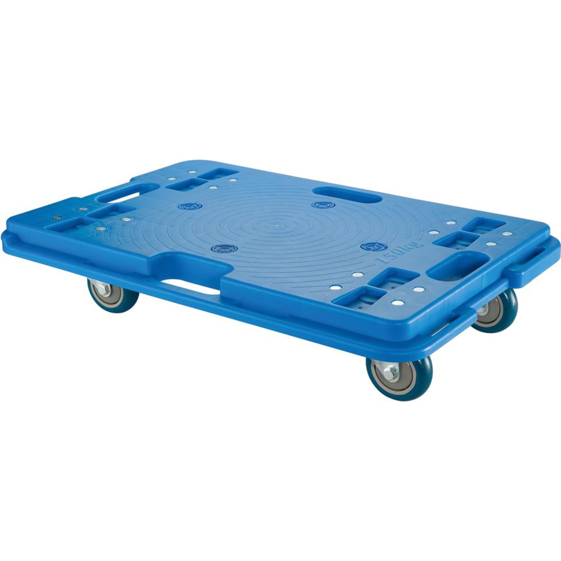 Allzweckroller.950 mit Platte Polyurethan blau