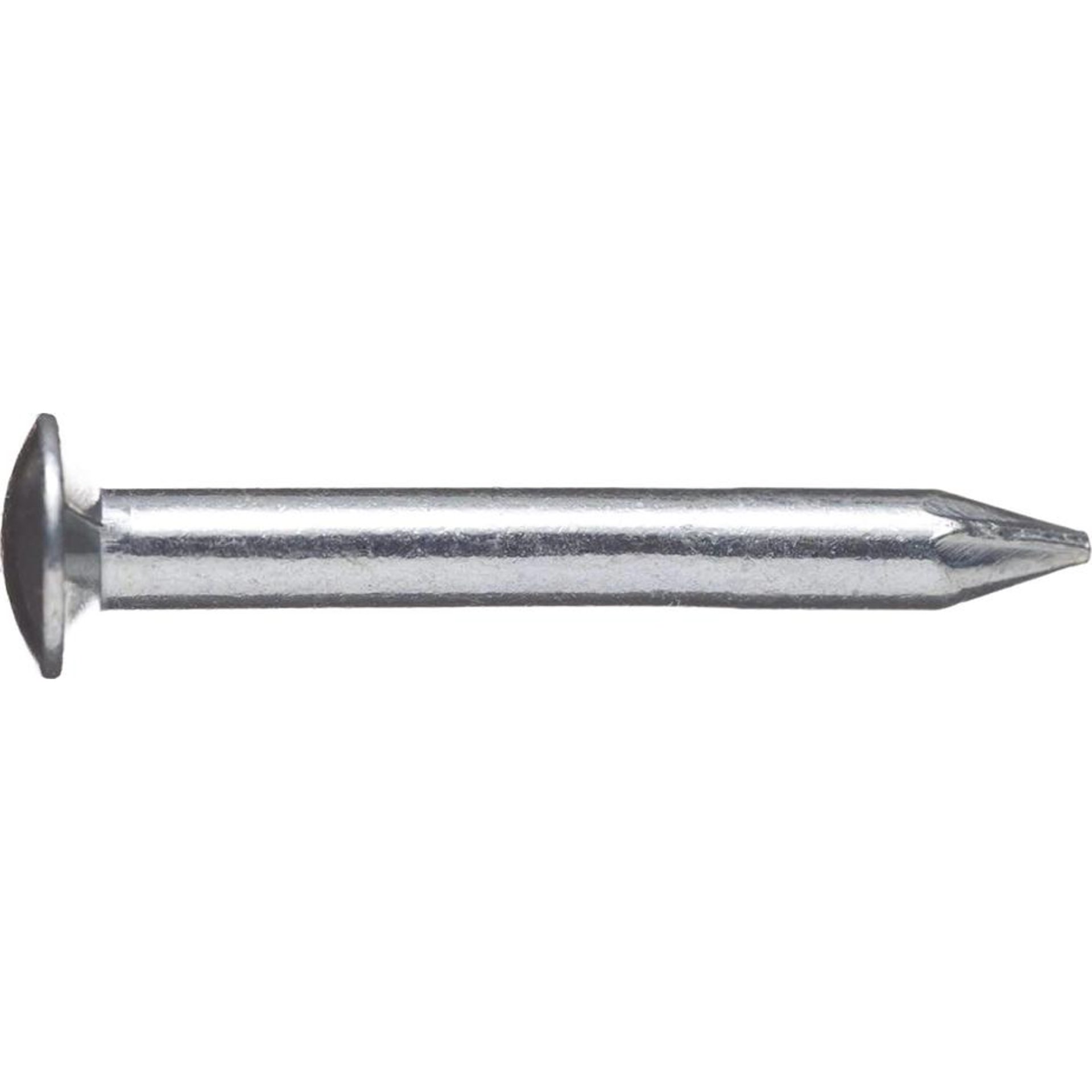 Stahlnagel, Linsenkopf, blank