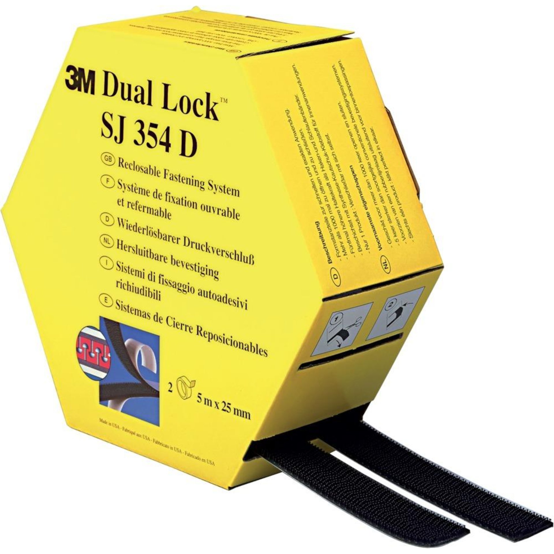 3M™-Dual Lock™ flexibler Druckverschluss