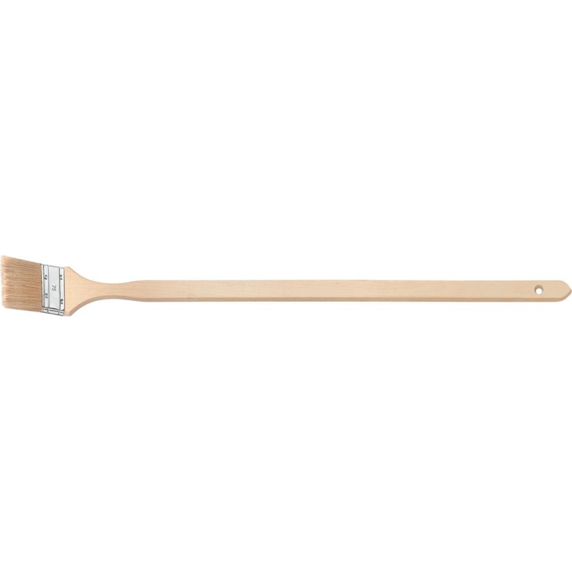 Fassadenpinsel XL 80 mm 6. Stärke Holzstiel
