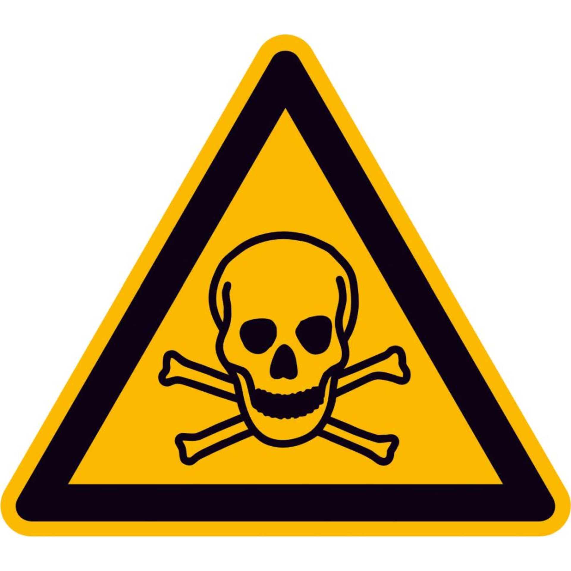 Warnschild, Warnung vor giftigen Stoffen