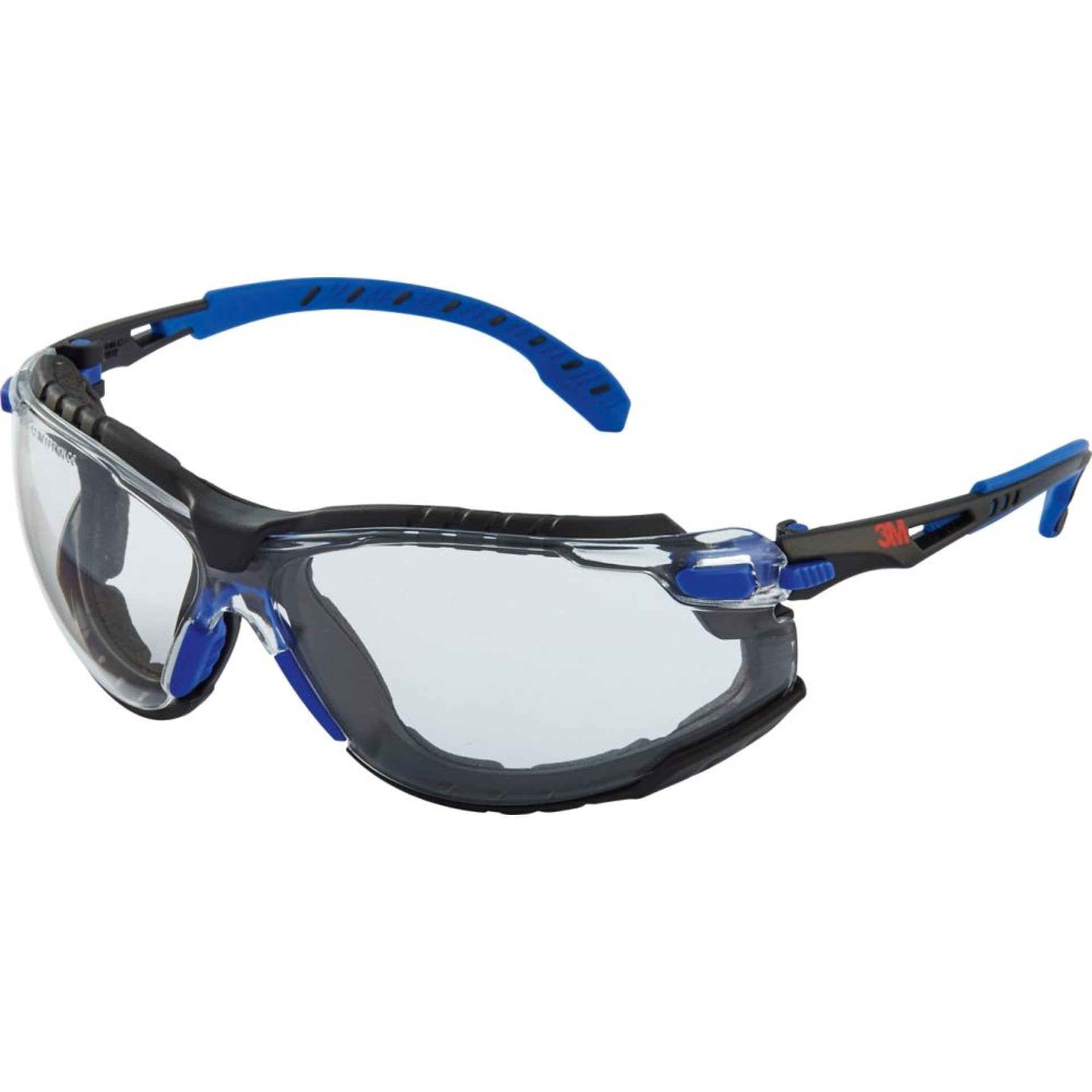 Brille Solus 1000 Set,PC,klar,SGAF/AS,blau/schw.