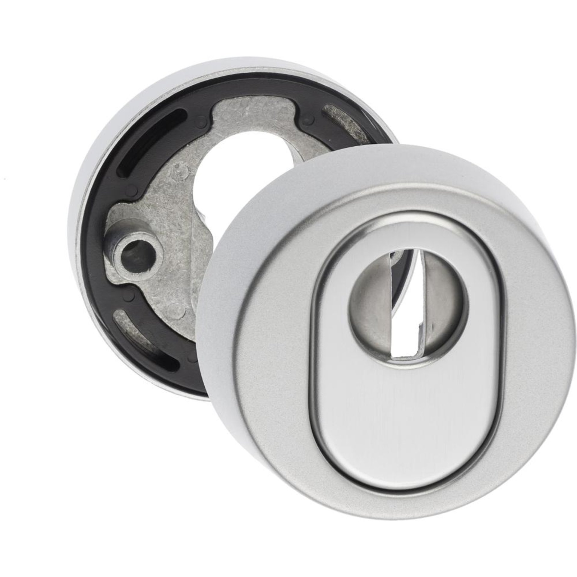Alu-Schutzrosettenpaar ZA,15mm,Schachtelpack bis TS68mm 7256 F01