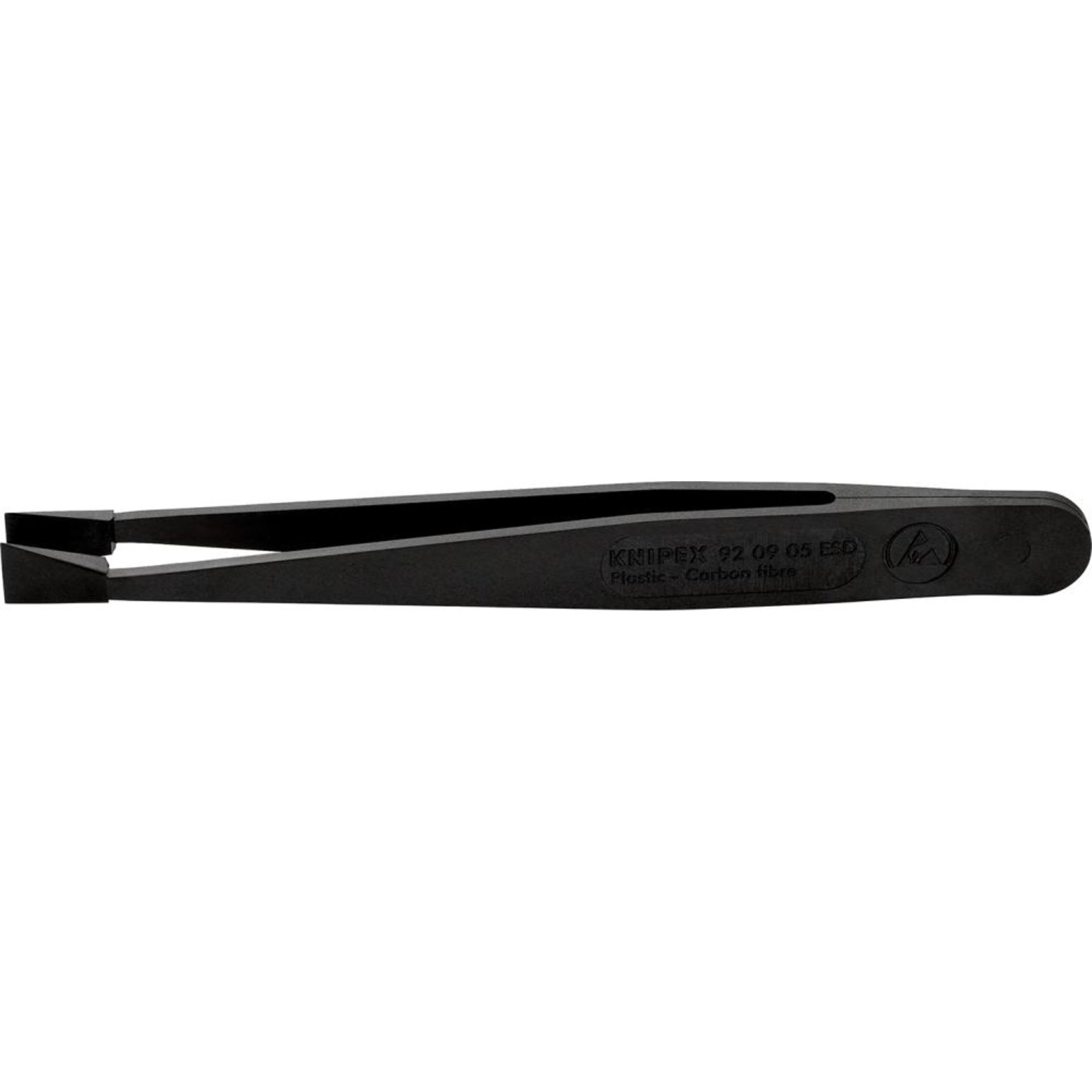 Kunststoffpinzette ESD, schwarz 92 09 05 ESD KNIPEX