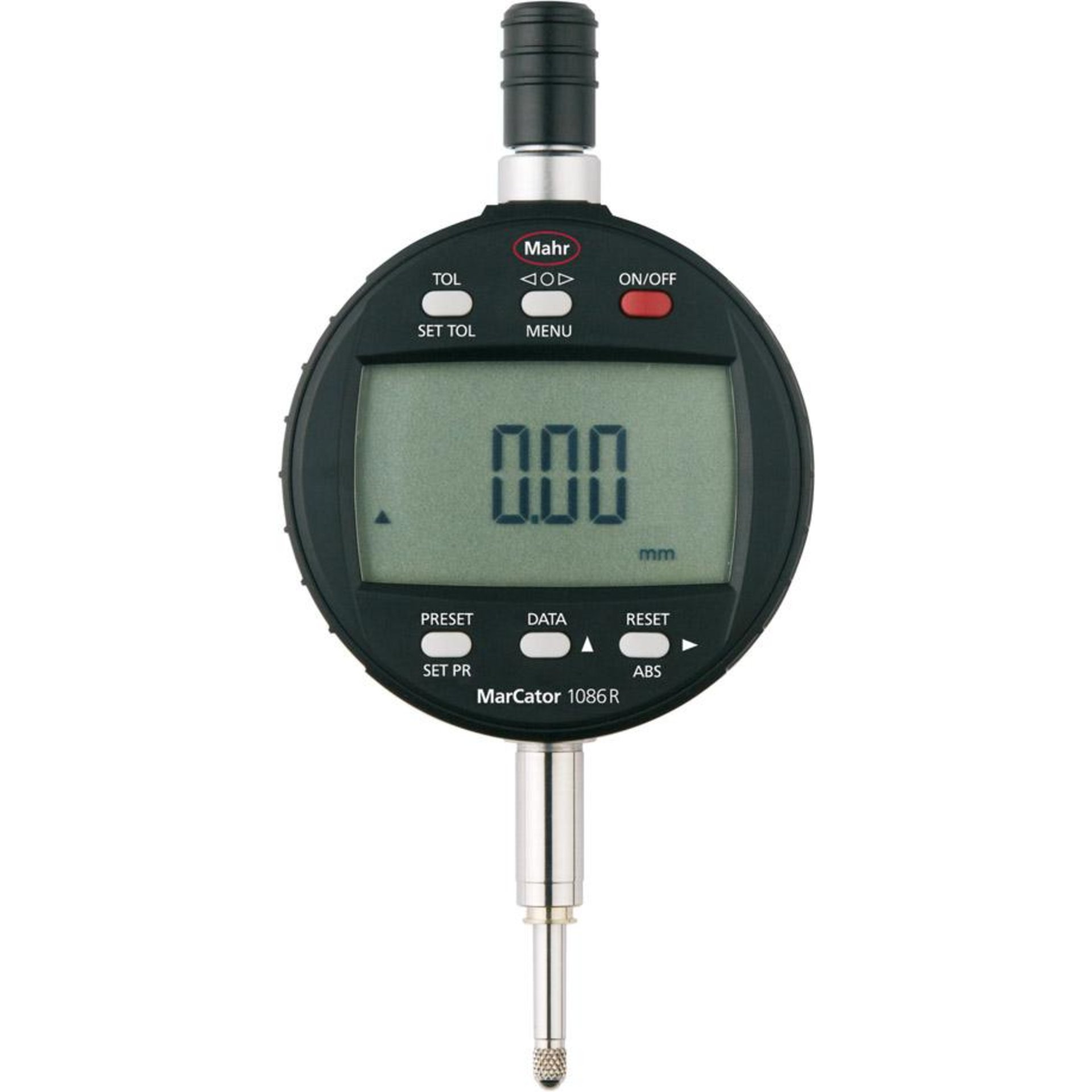 Dig.-Messuhr IP42 MahrCator 1086 R 0,01/100 mm mit Daten MAHR