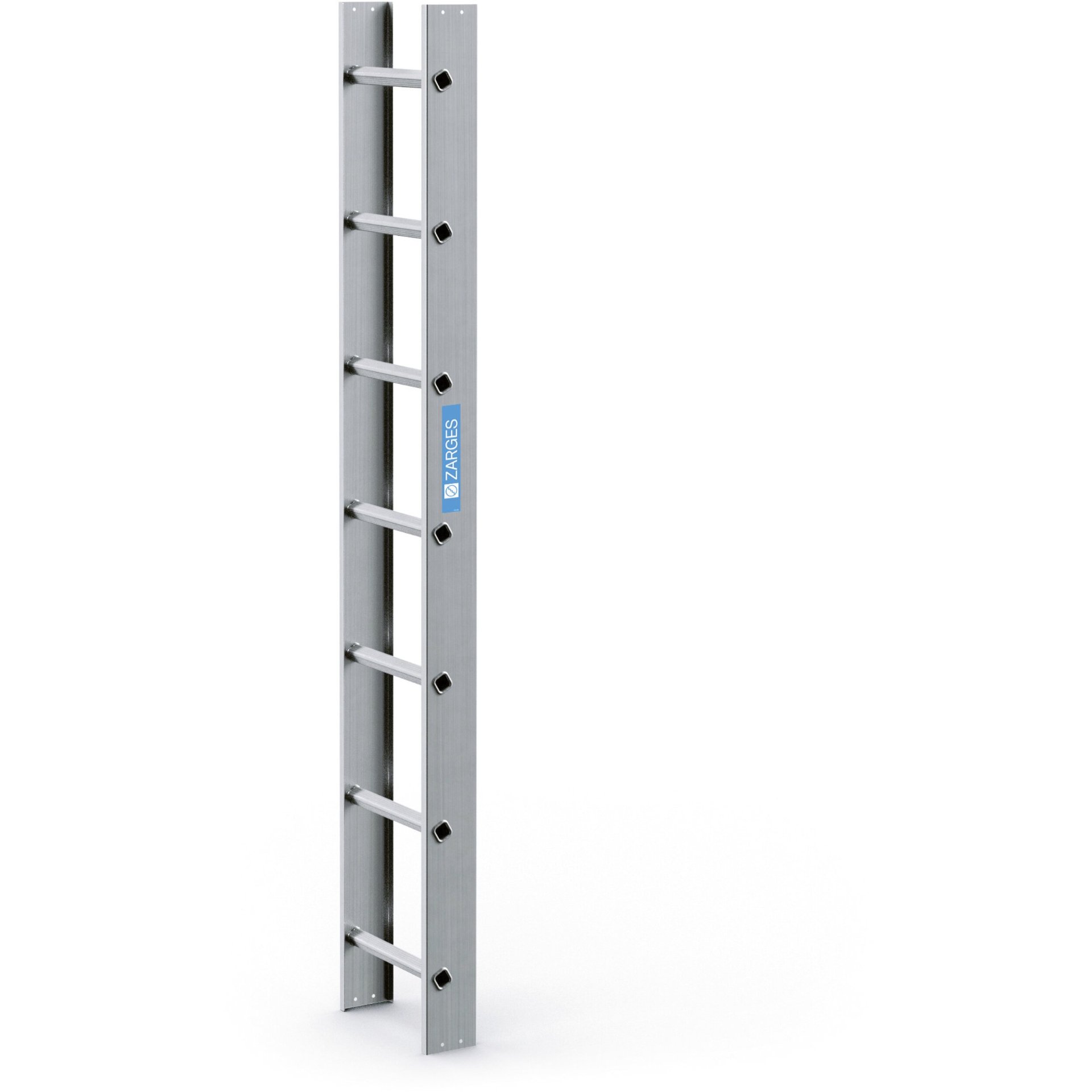 Dachleiter 2,0 m Alu natur 7 Sprossen