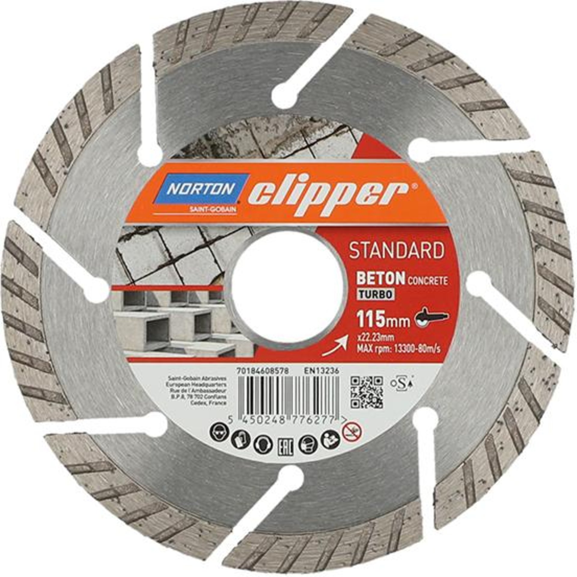 Diamant-Trennscheibe Standard Beton Turbo