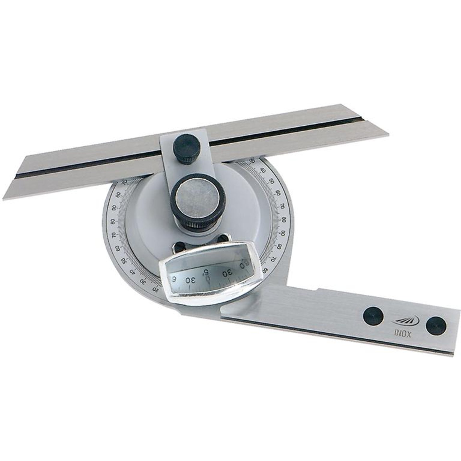 Universal Winkelmesser RCr. Mit Lupe 150/200/300mm HP