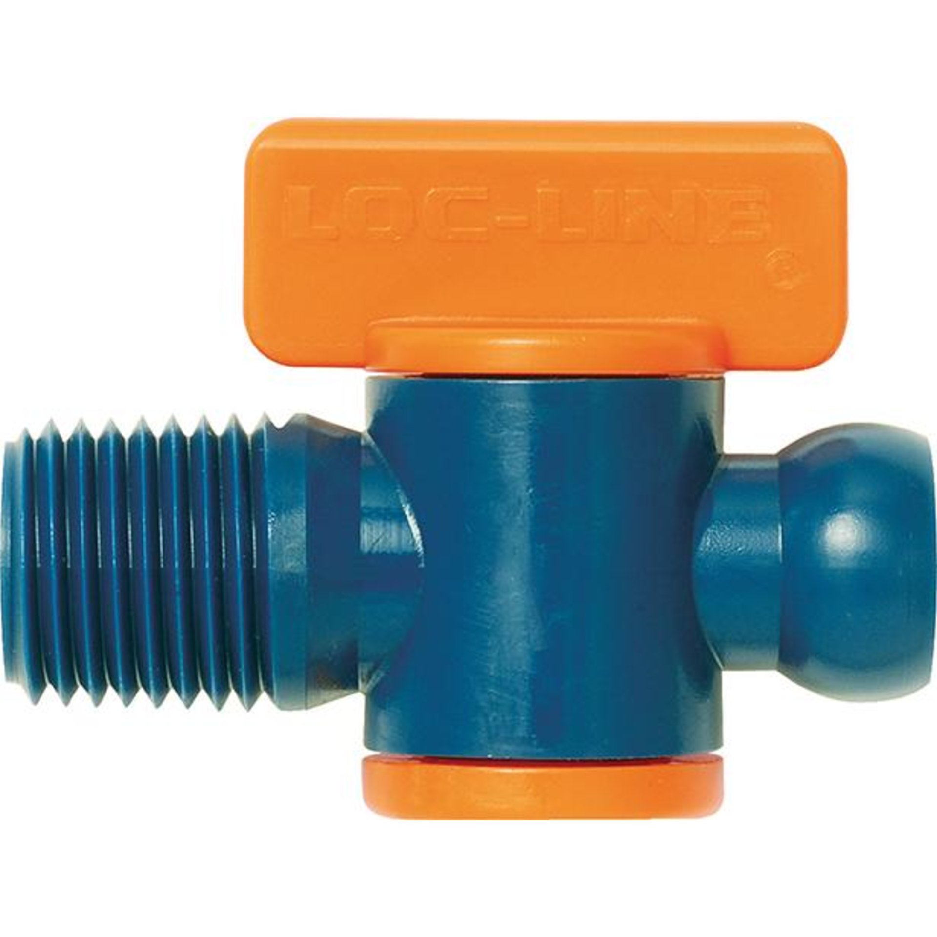 Abstellhahn 2-teilig für Kühlmittelschlauch 1/4" NPT-Außengewinde LOC-LINE