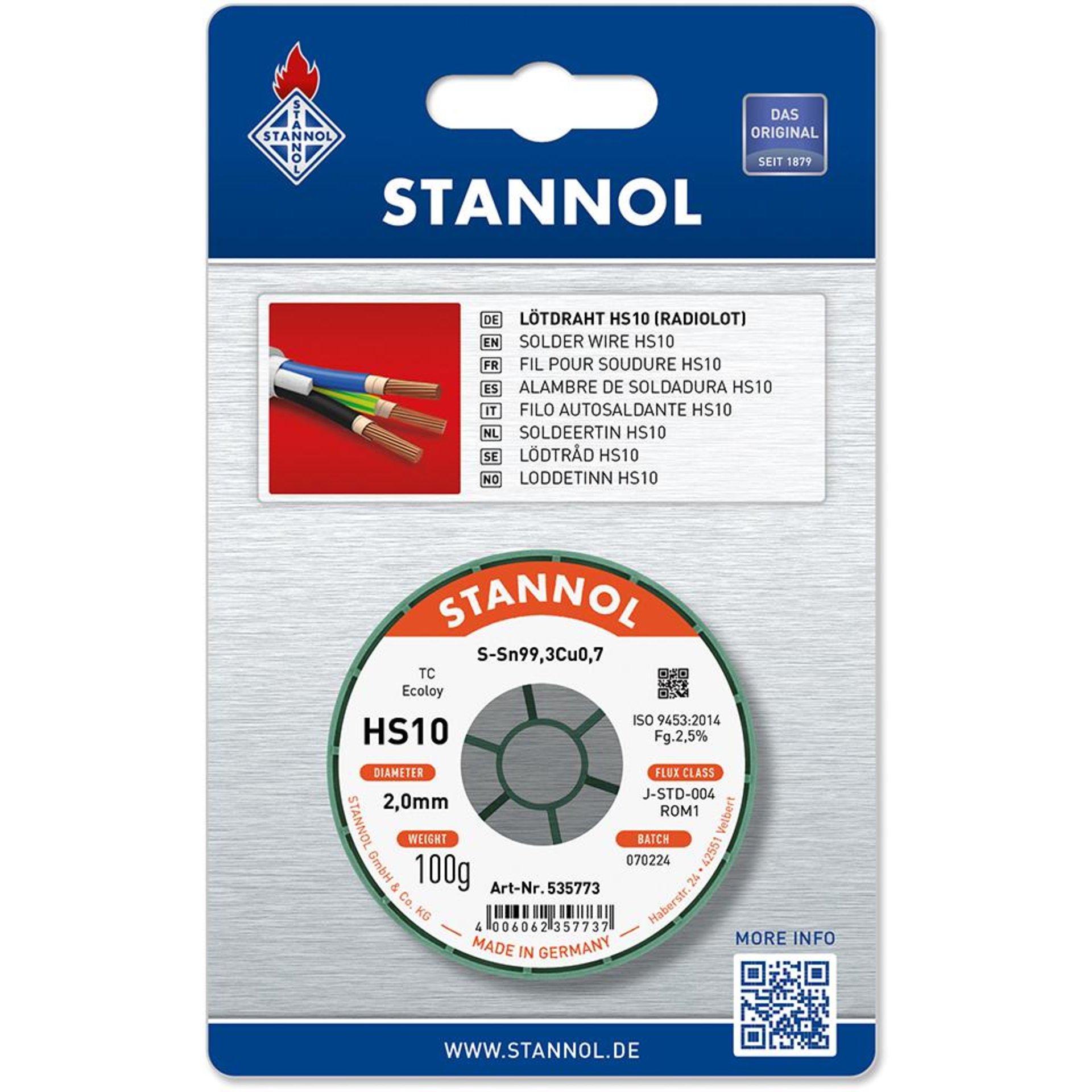 Radiolot Nr. 940047 SB 100 g Stannol