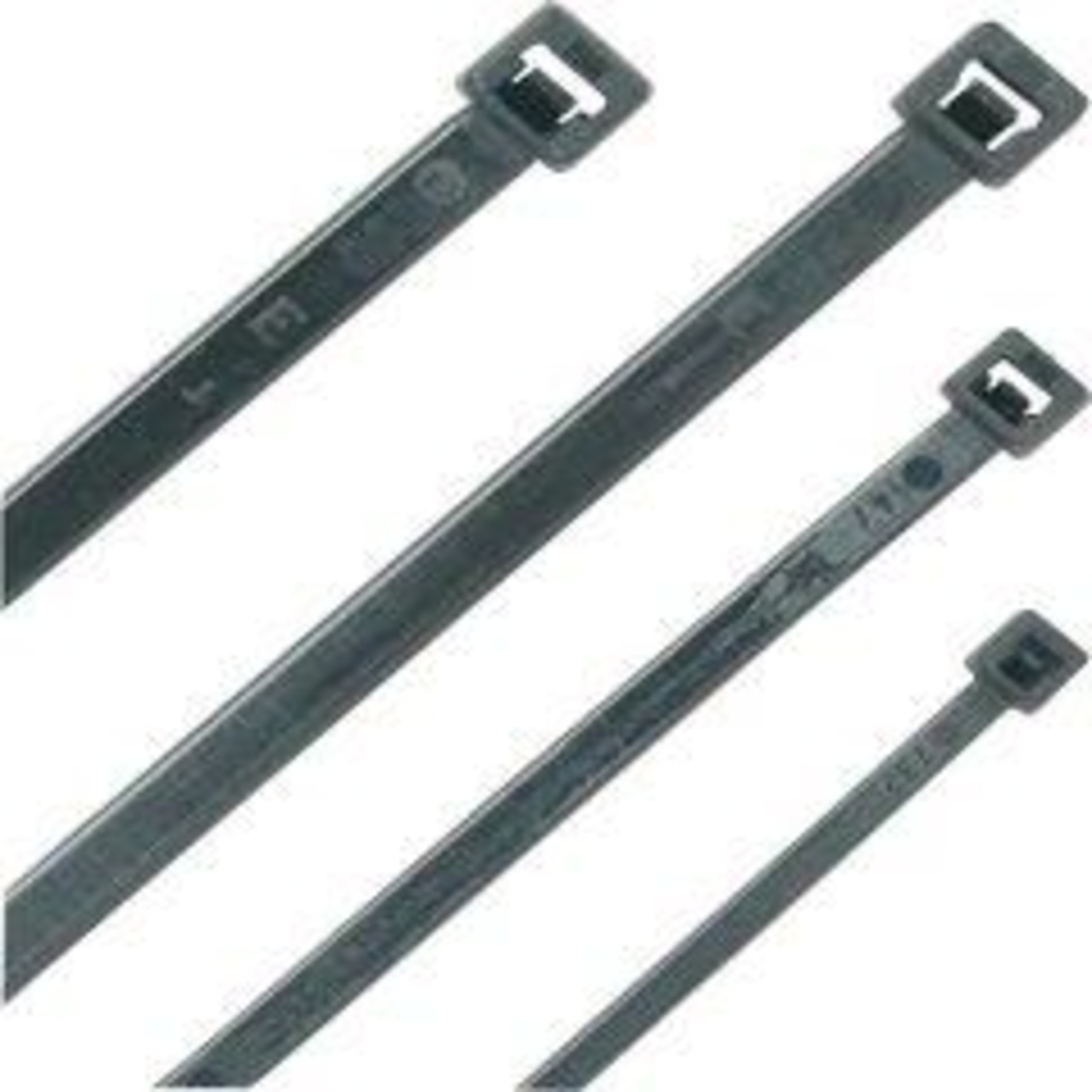 Nylon-Kabelbinder schwarz, UV-beständig